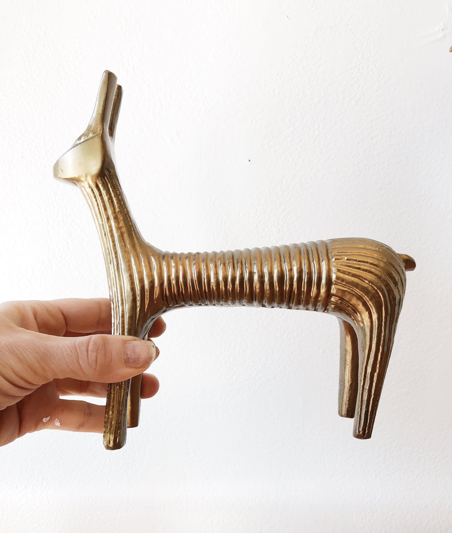 Vintage Mid Century Brass Animal