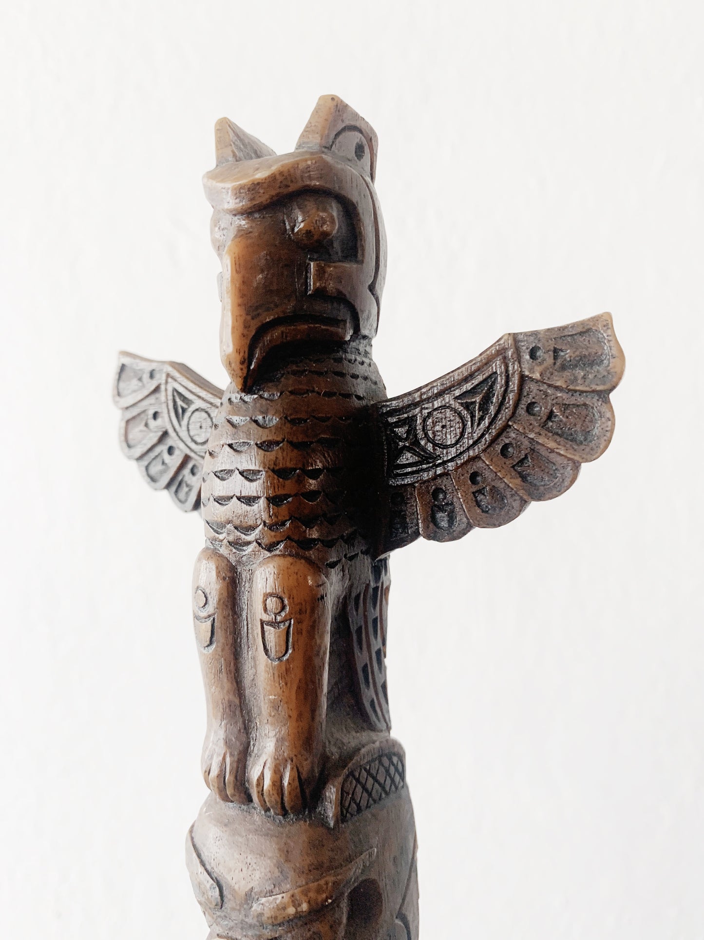 Vintage Resin Totem Pole