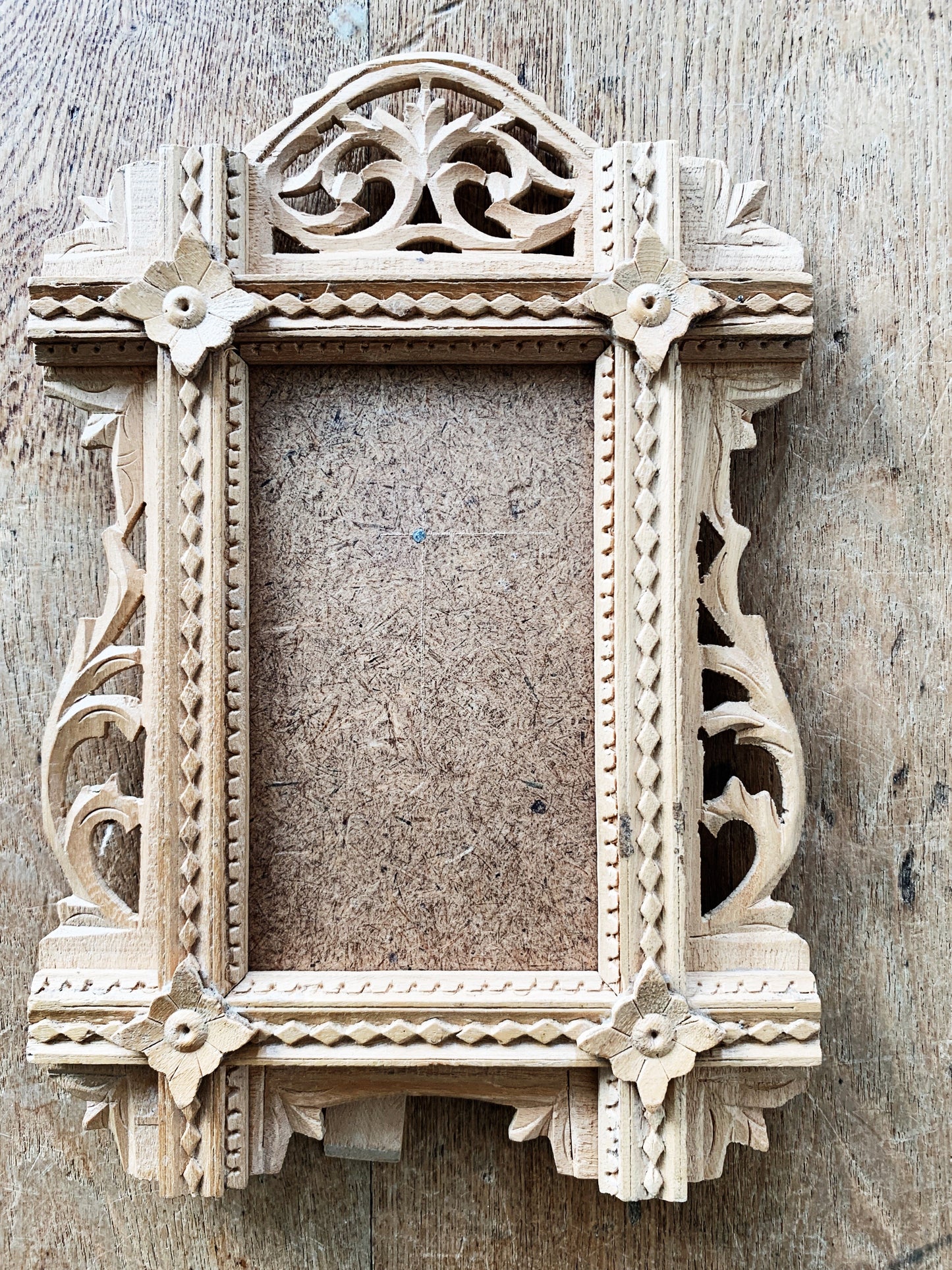 Vintage Carved Wood Frame