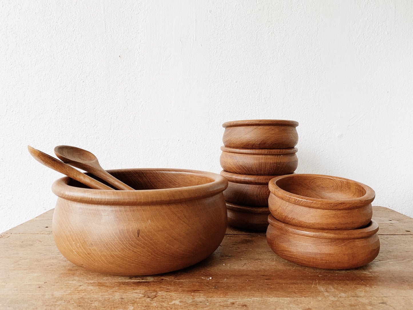 Vintage 9 Piece Teak Set