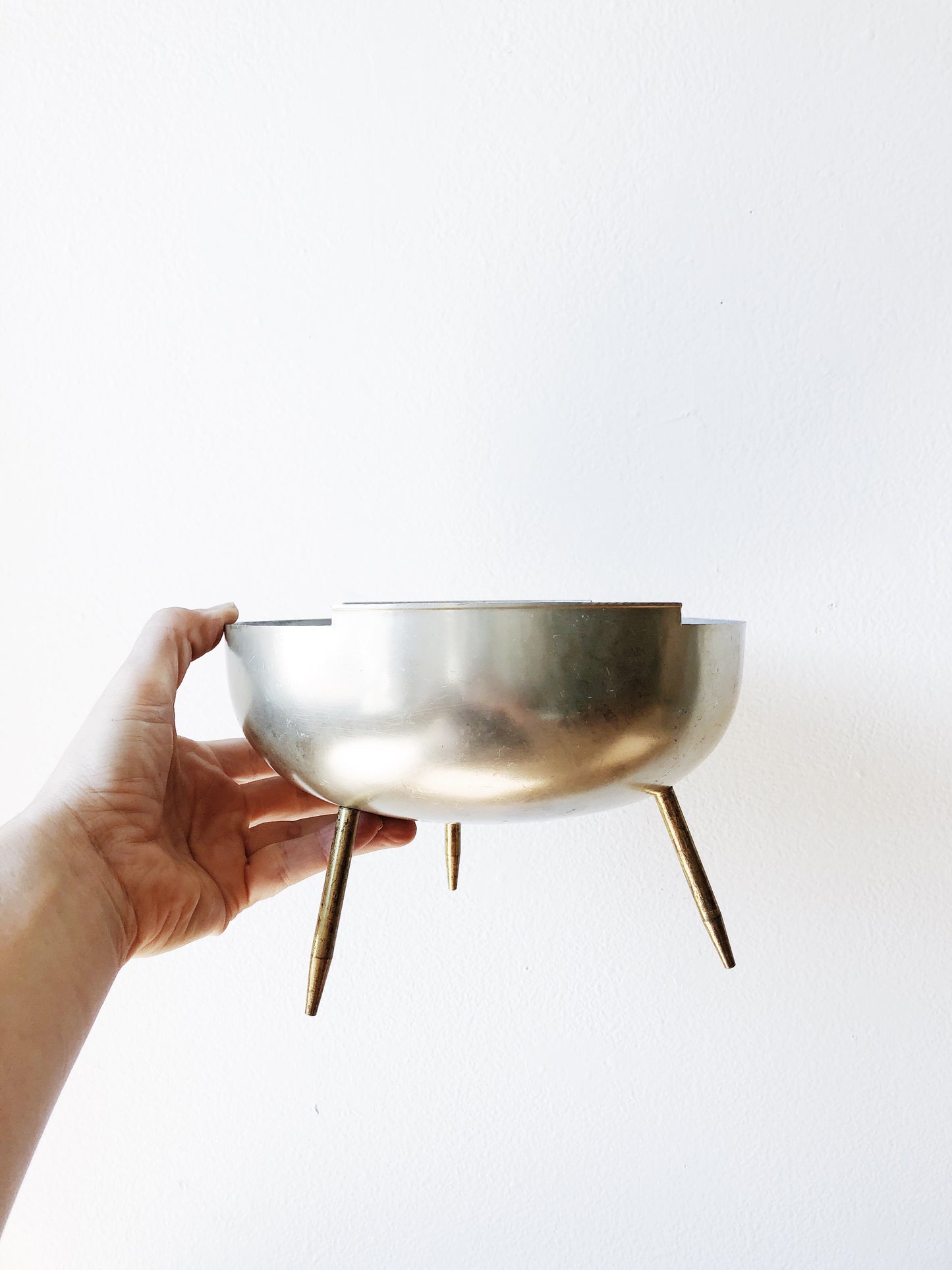 Vintage Mid Century Tripod Dish
