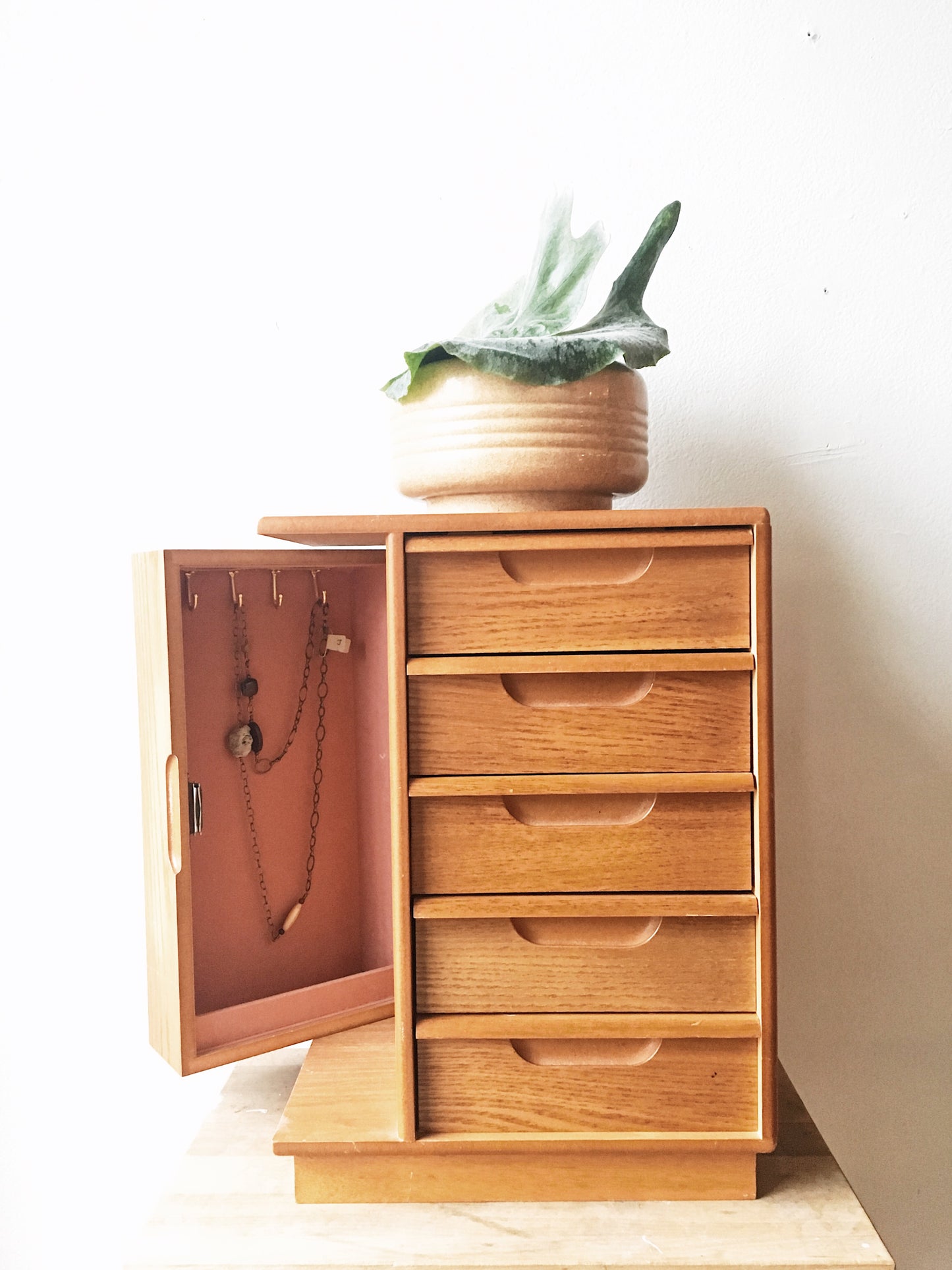 Vintage Wood Jewelry Box