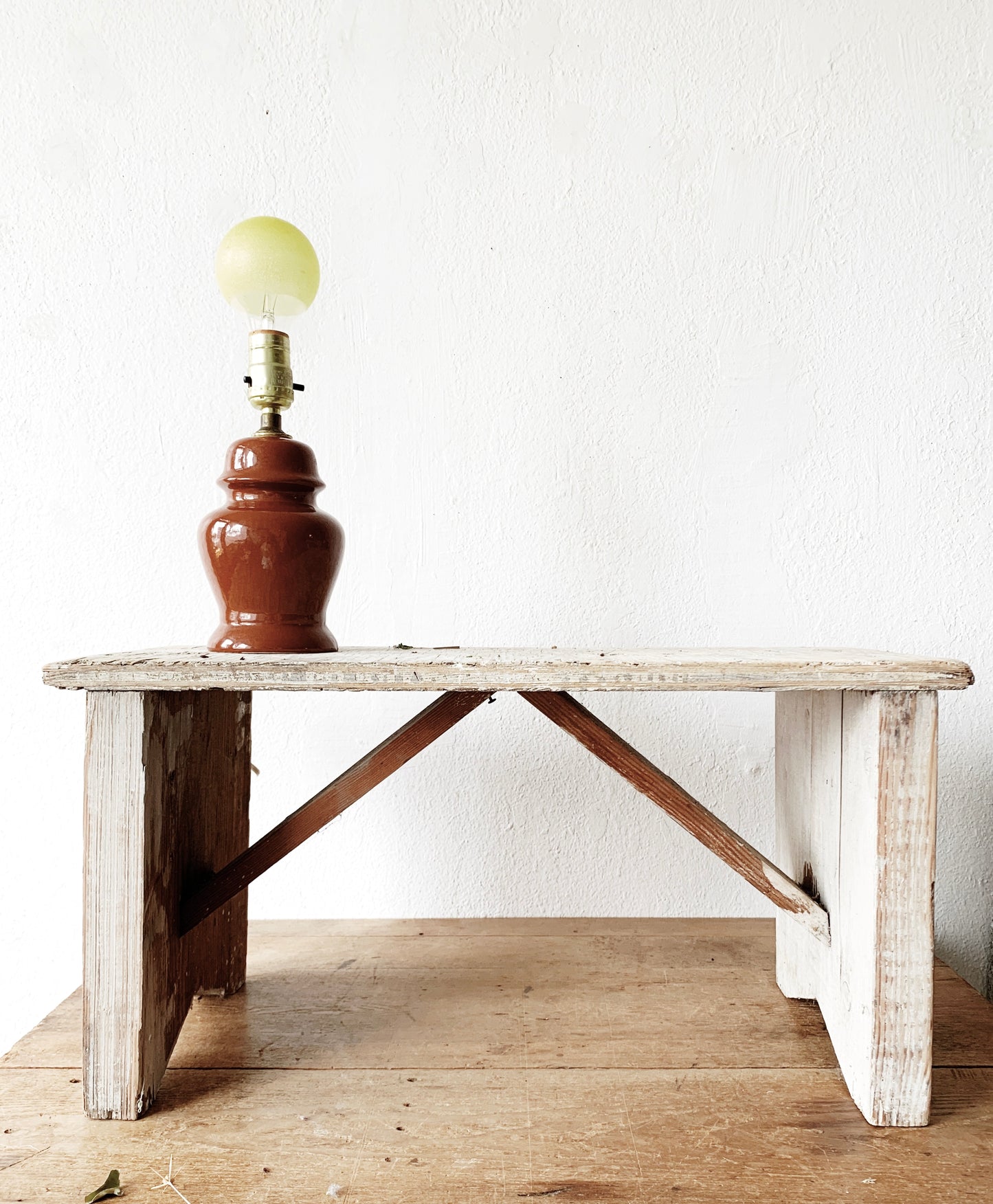Rustic Vintage Wood Bench