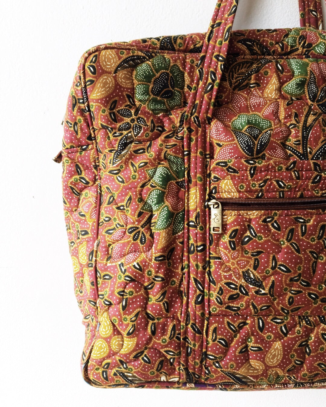 Vintage Quilted Tote