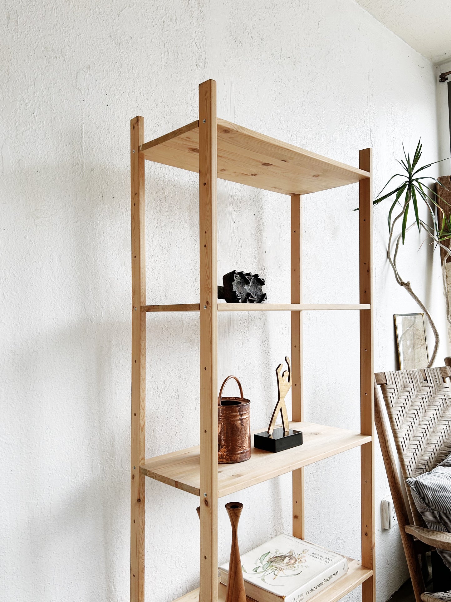 Tall Simple Wood Shelf