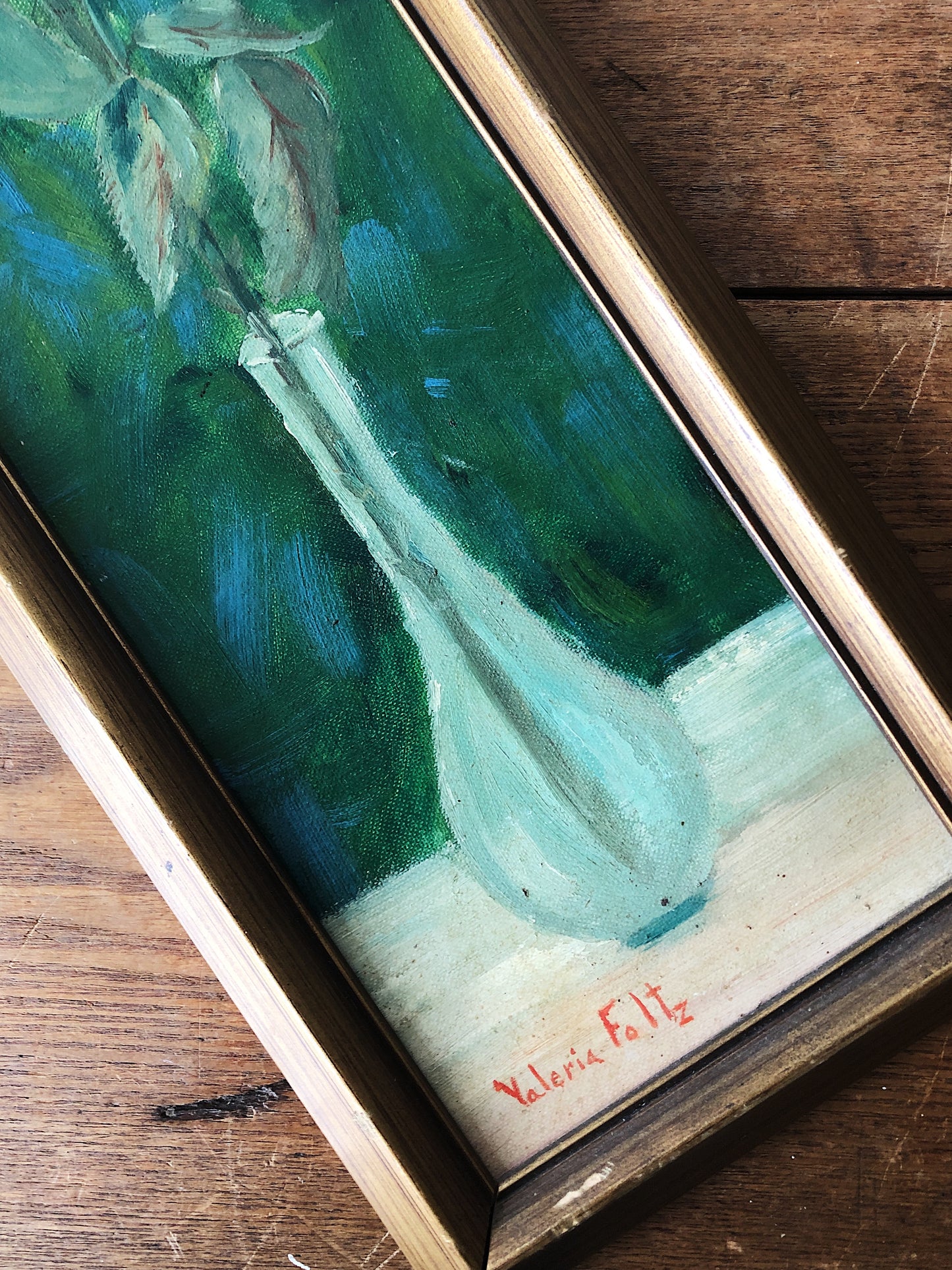 Vintage Floral Still Life Painting