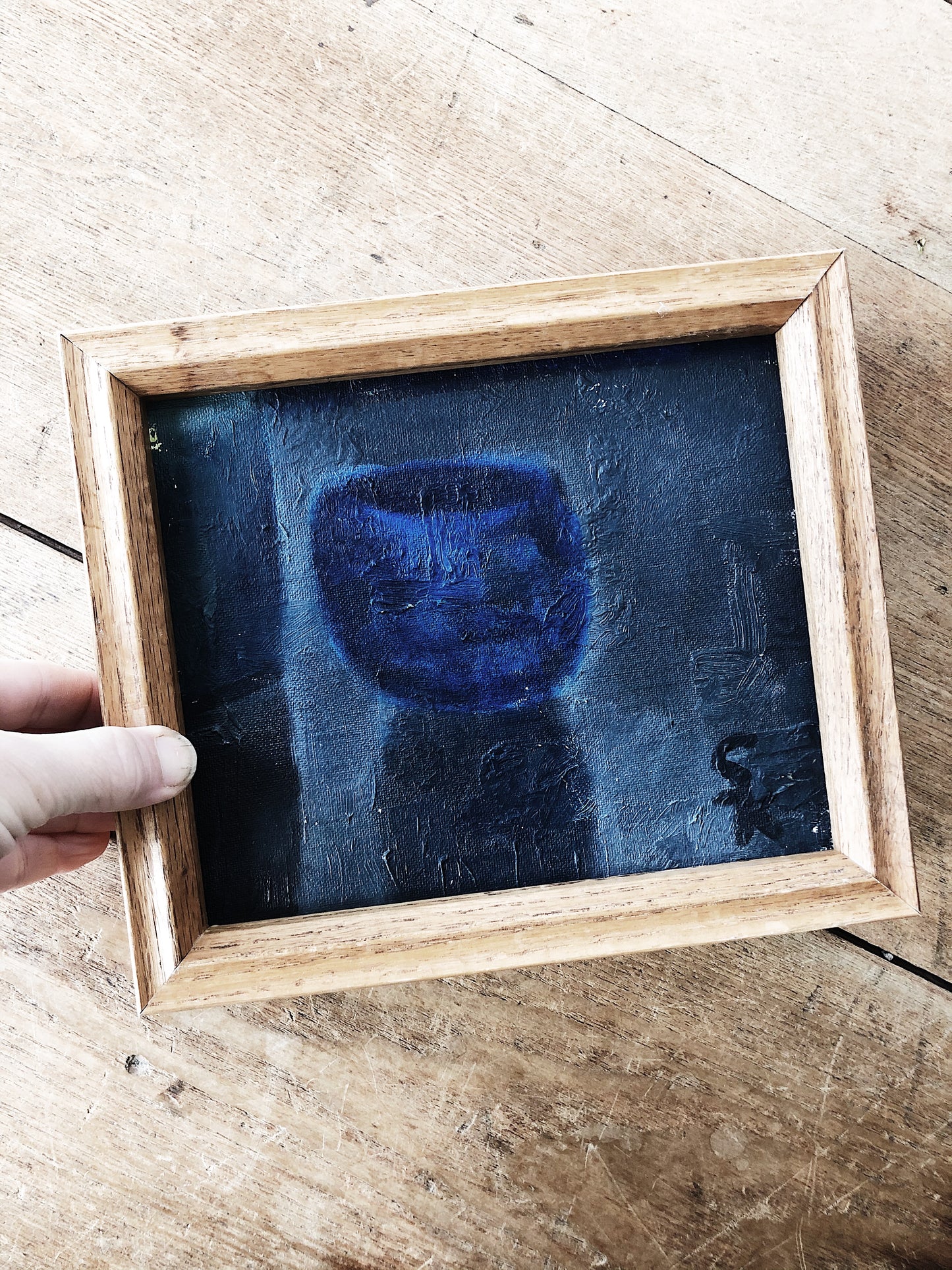 Original Still Life Painting - Blue Cup