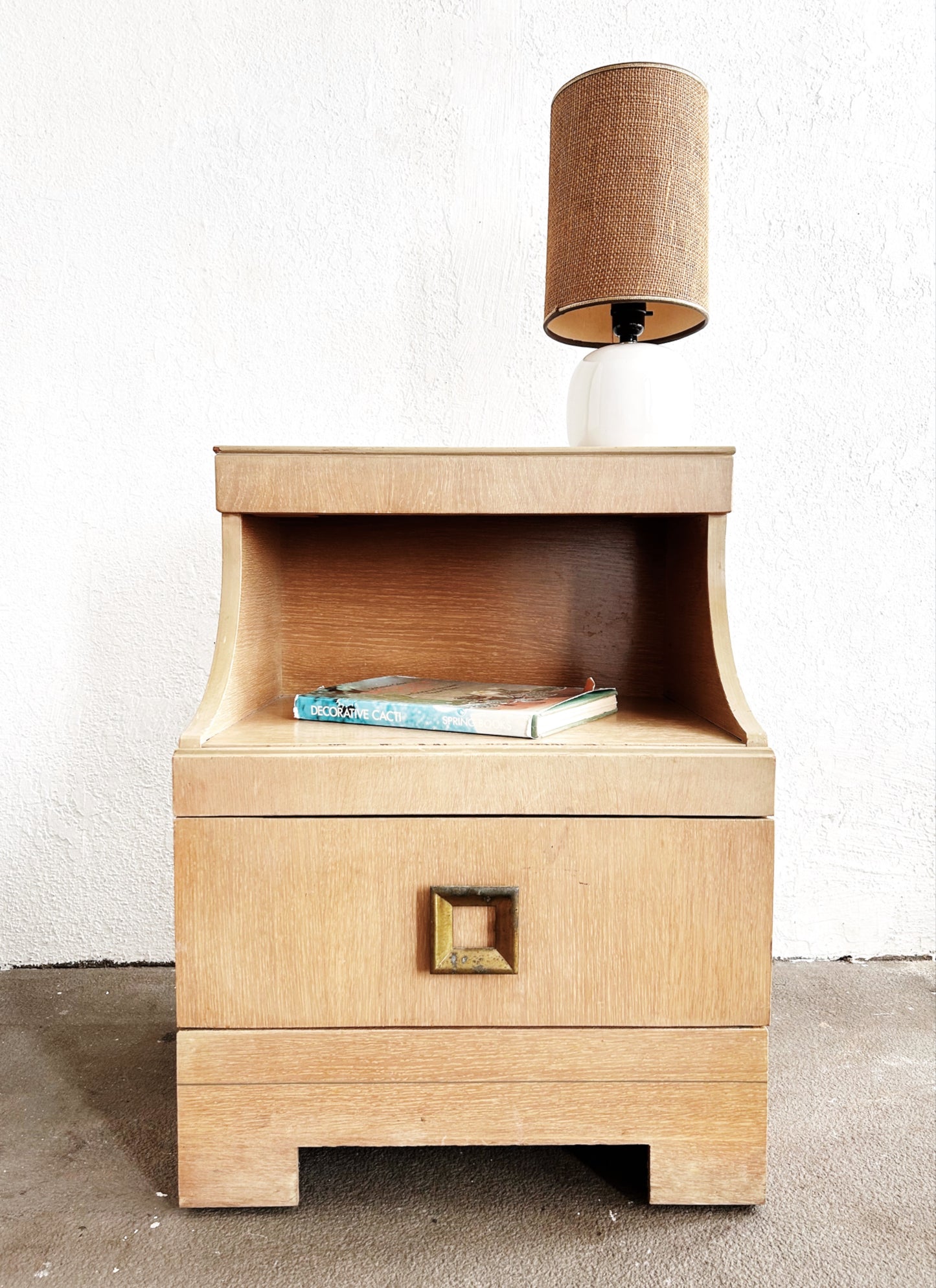 Vintage Ceramic Lamp with Shade