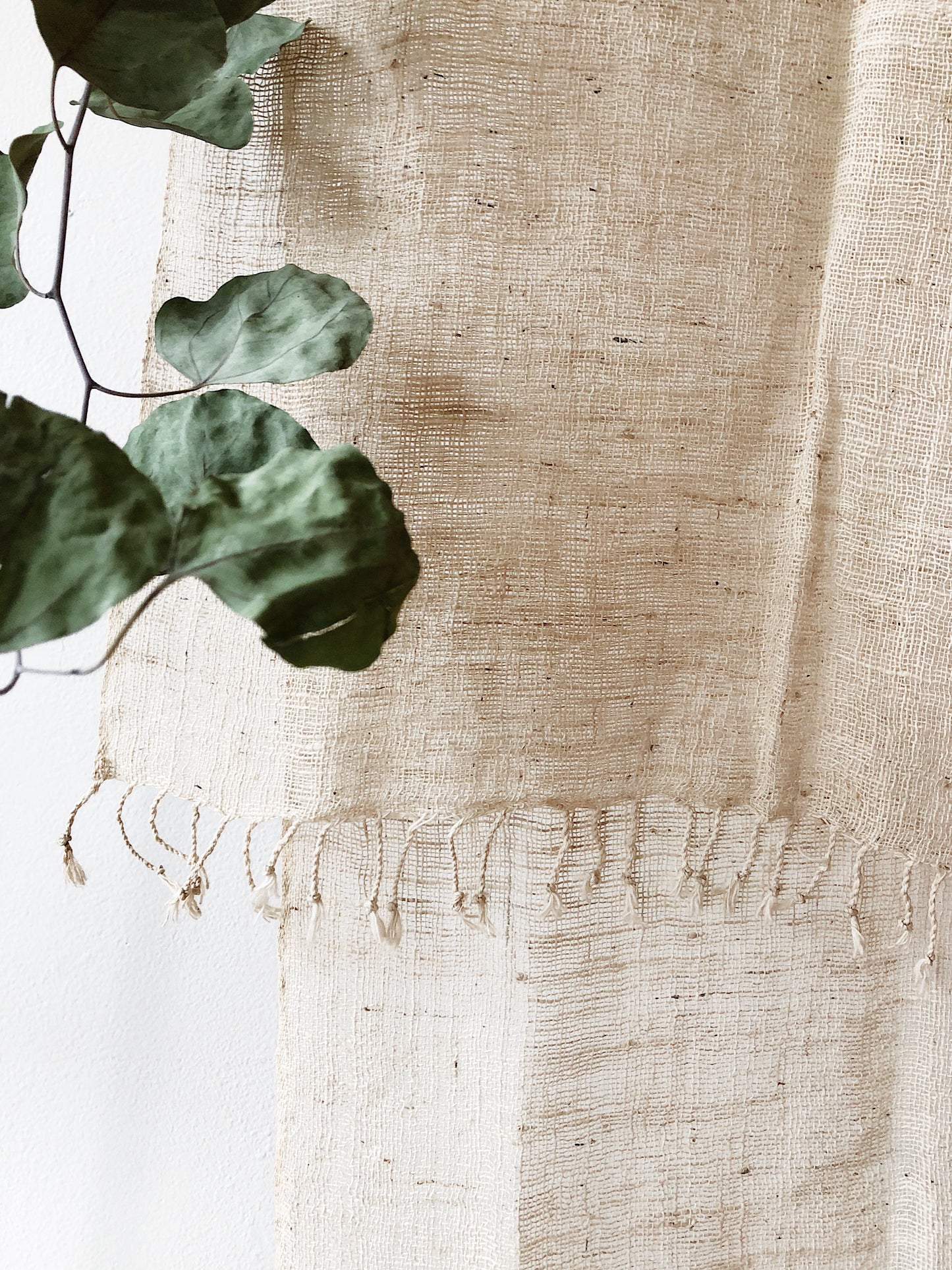 Vintage Open Weave Homespun Textile