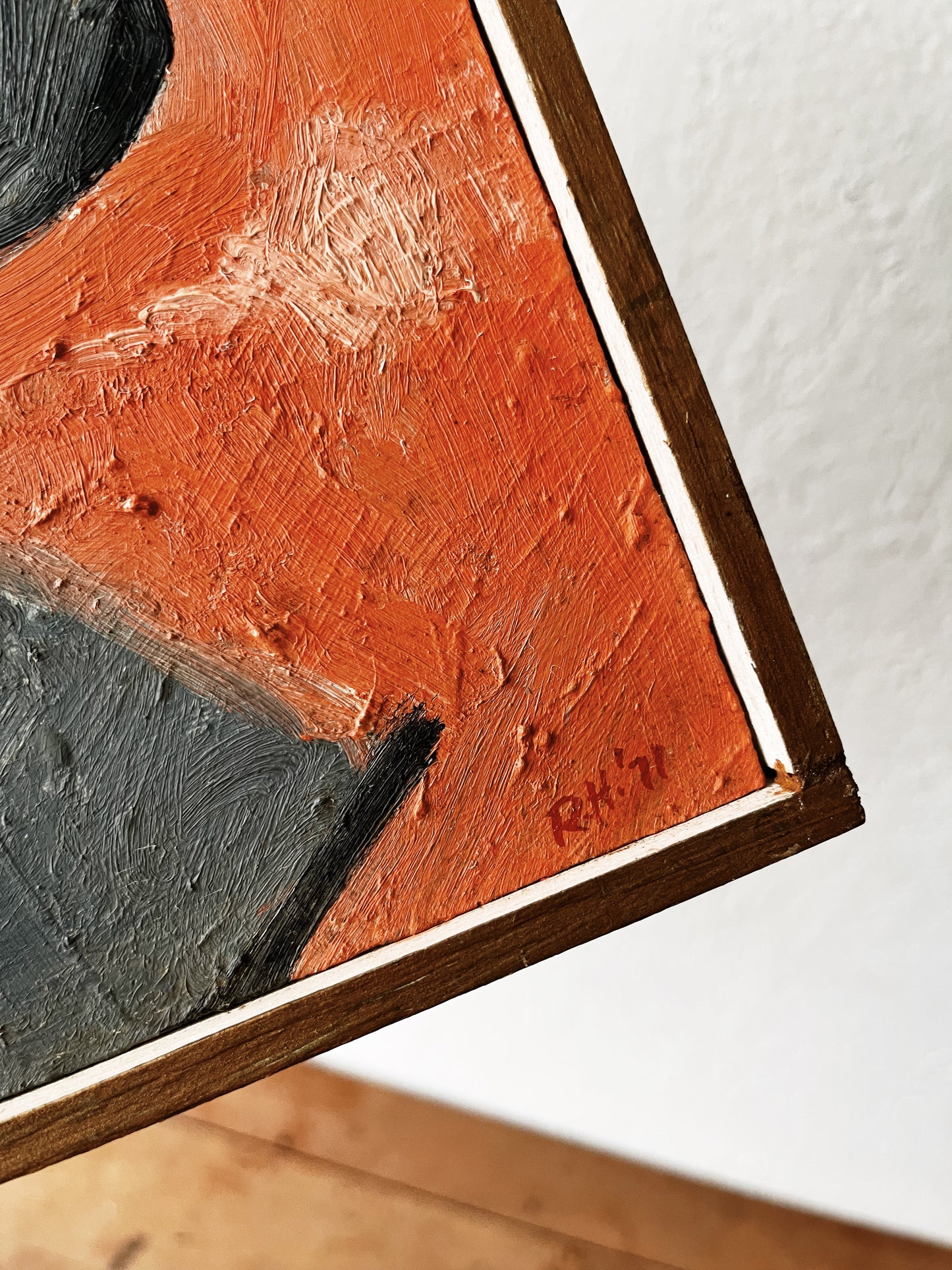 Original 1970s Abstract Painting