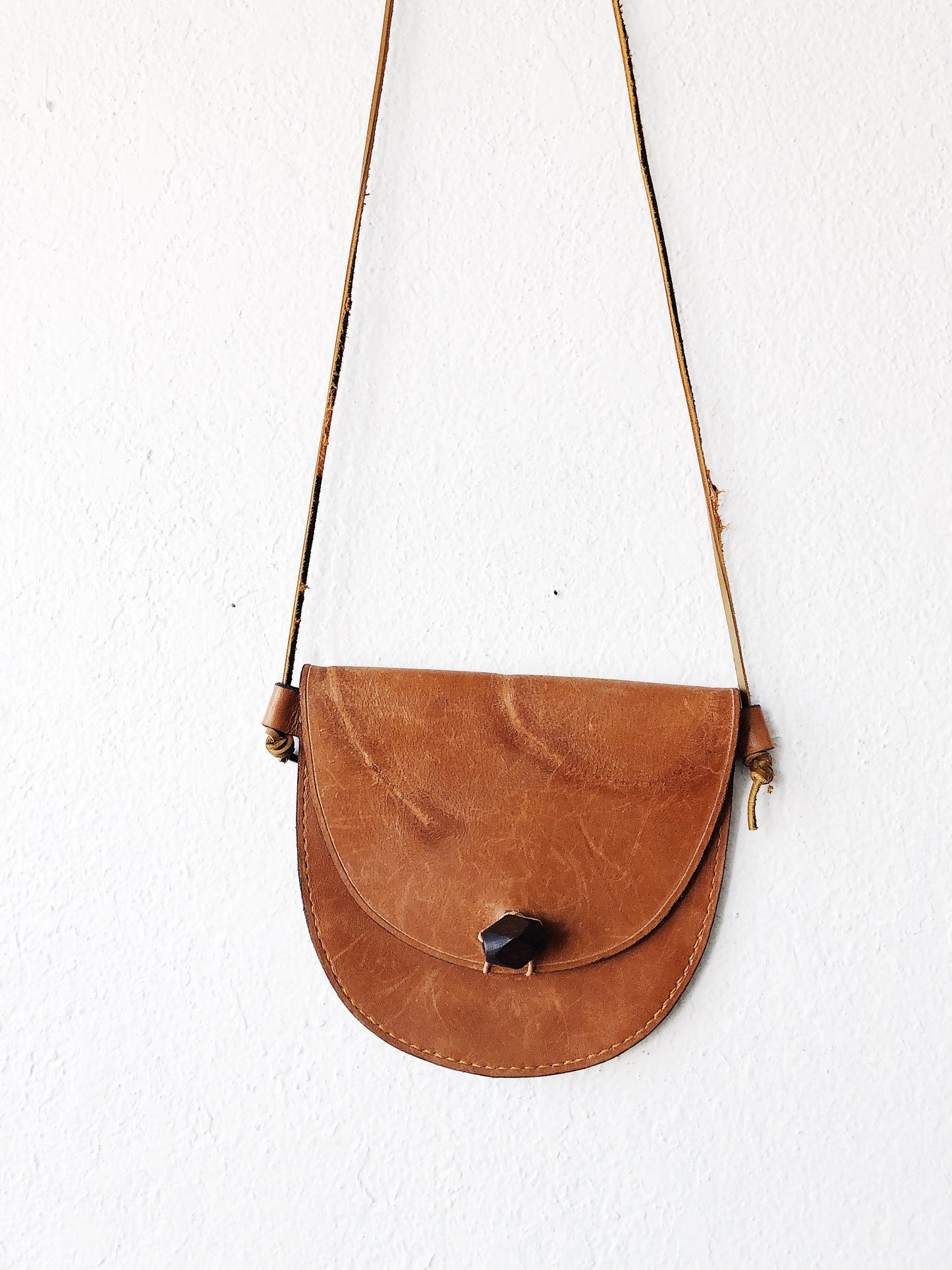 Vintage Leather Cross Body Pouch