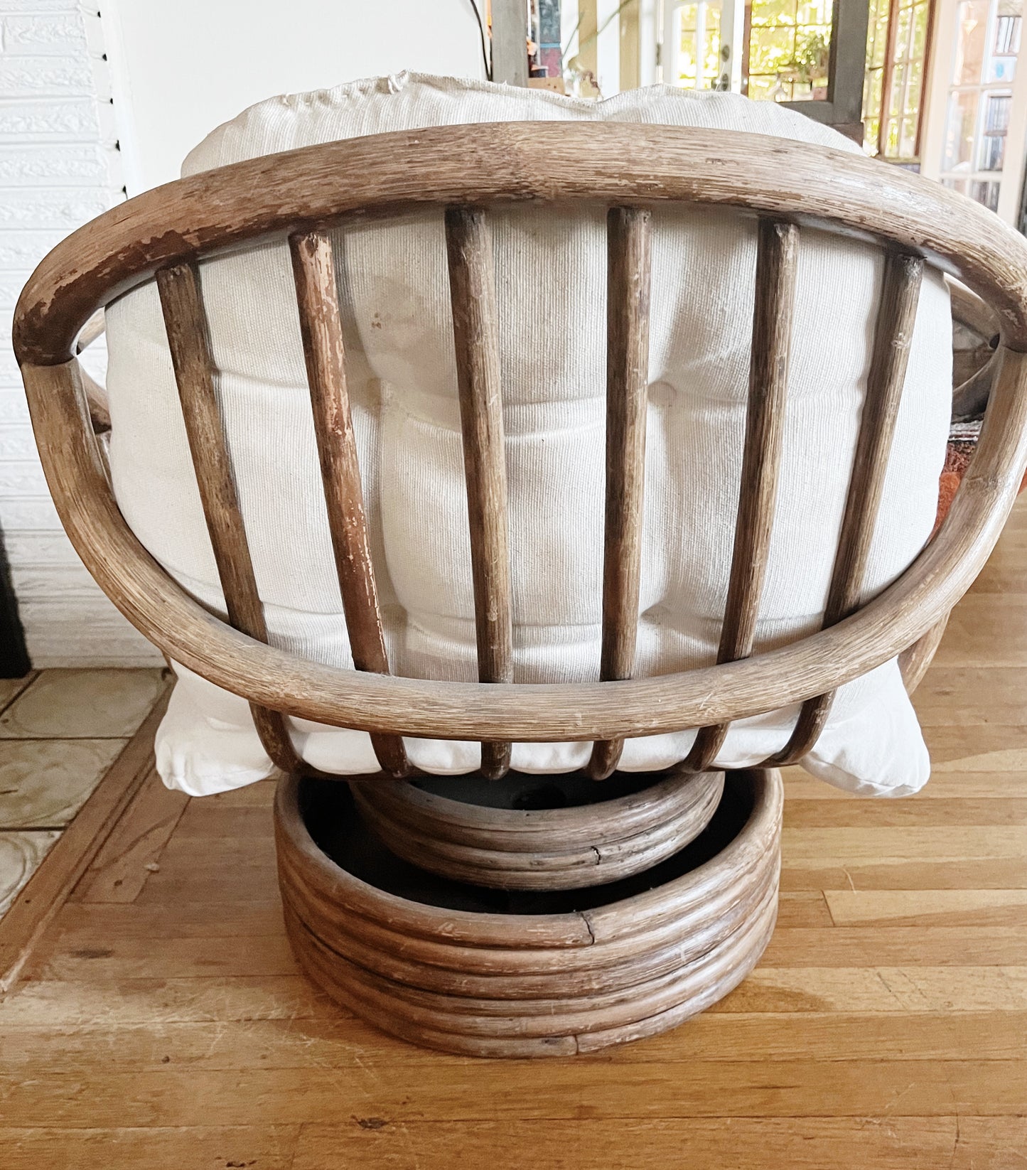 Vintage Bamboo Egg Chair
