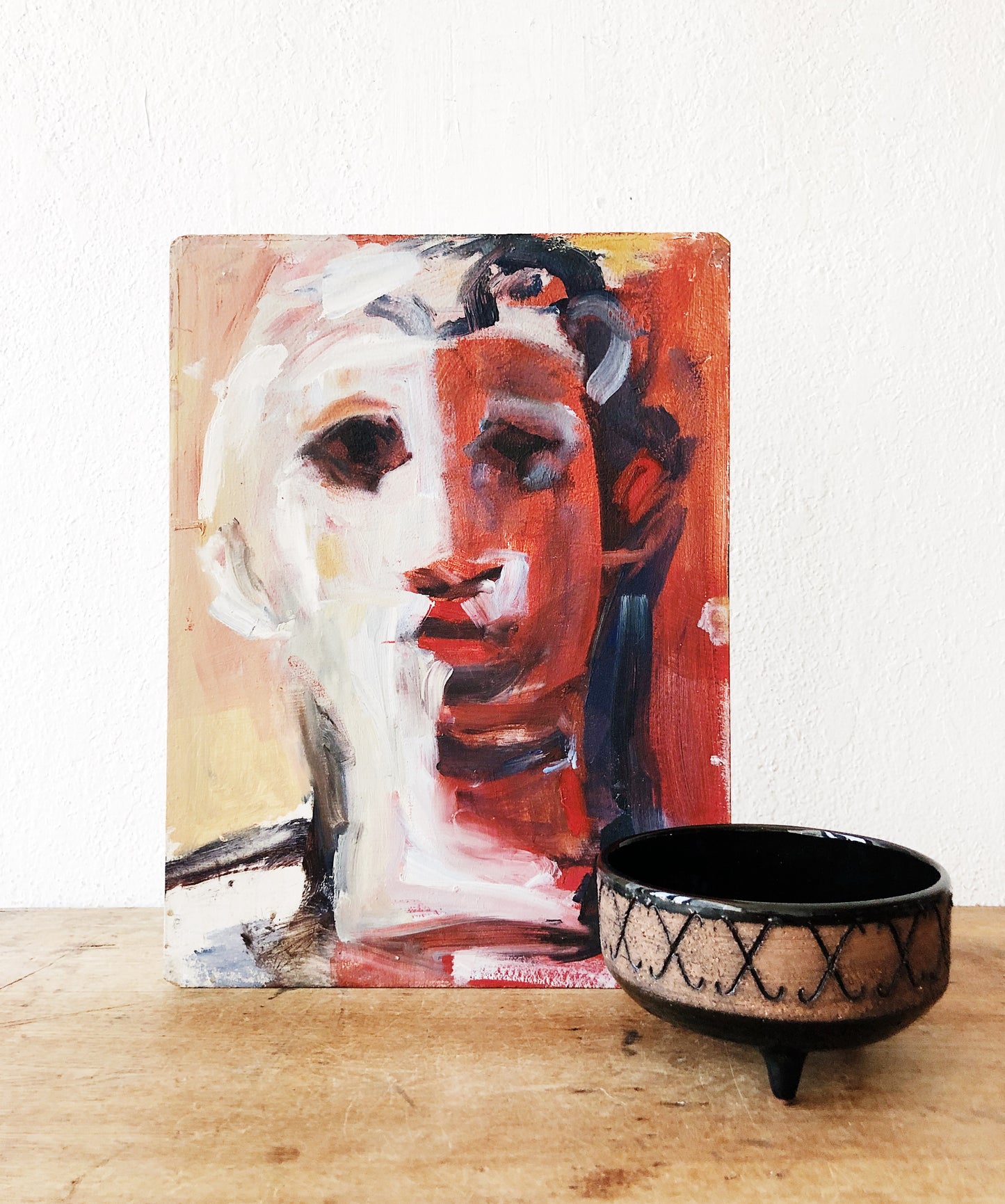 Original Portrait on Board