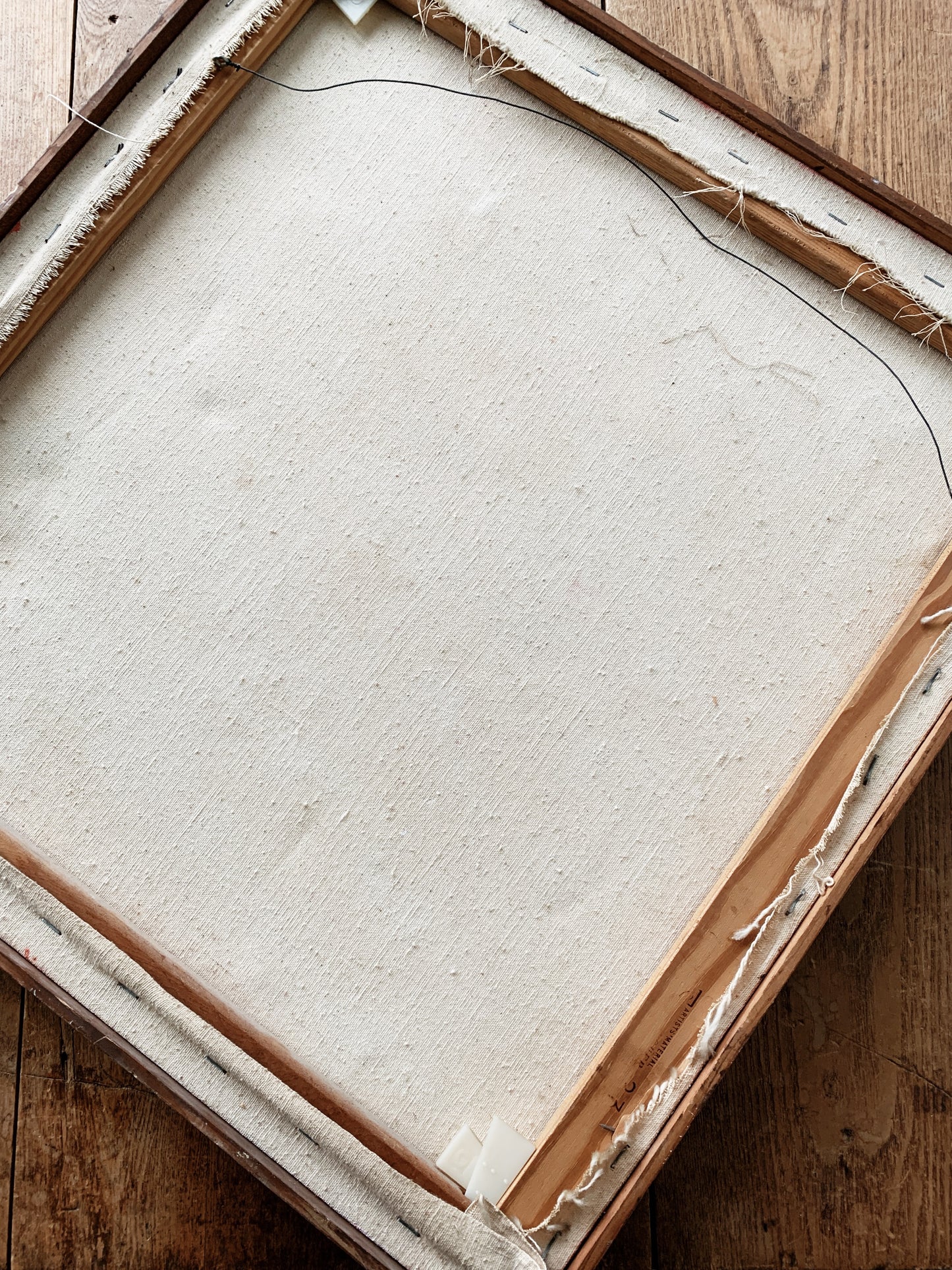 Vintage Framed Abstract Painting