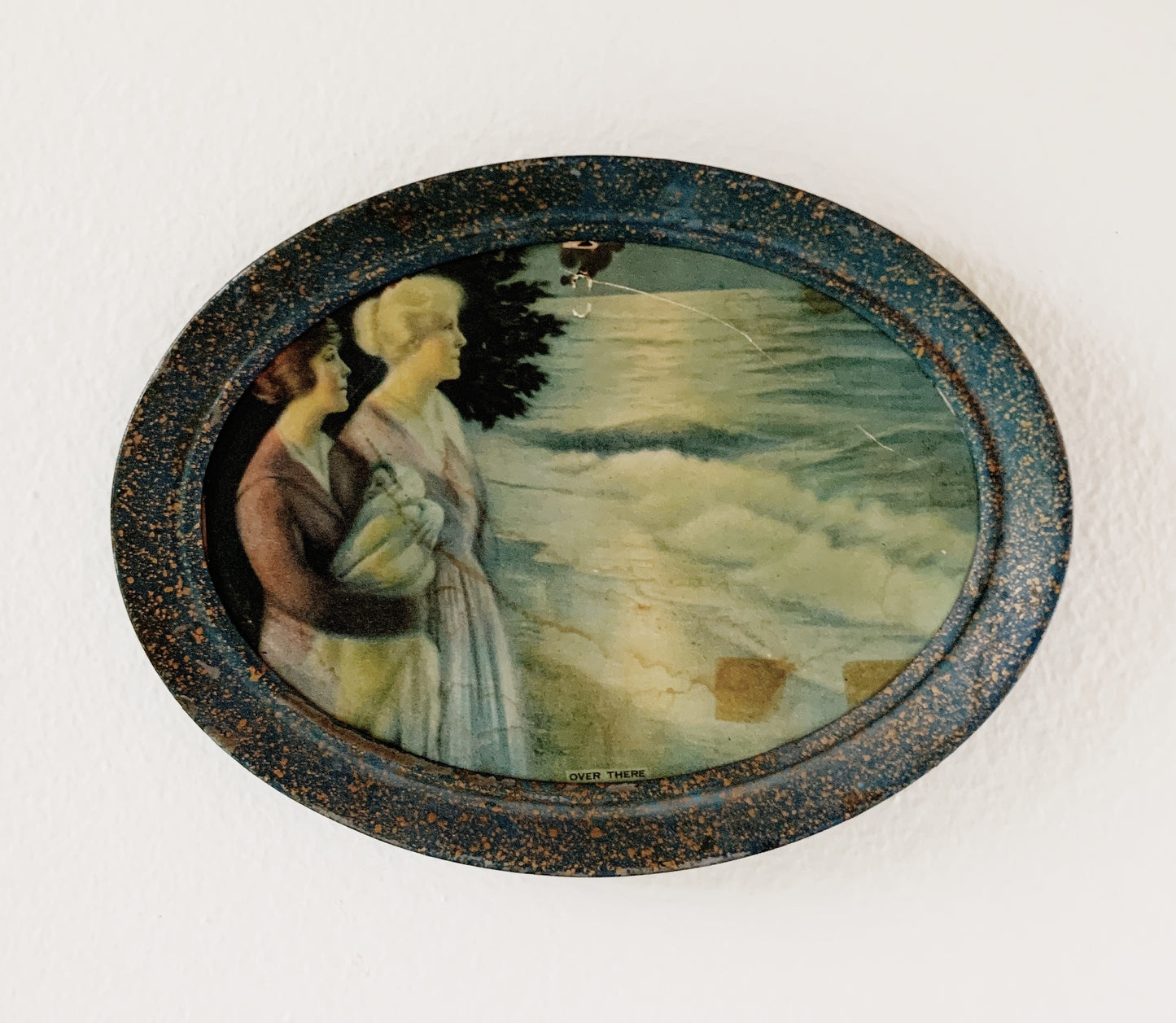 Vintage Framed Litho ‘Over There’