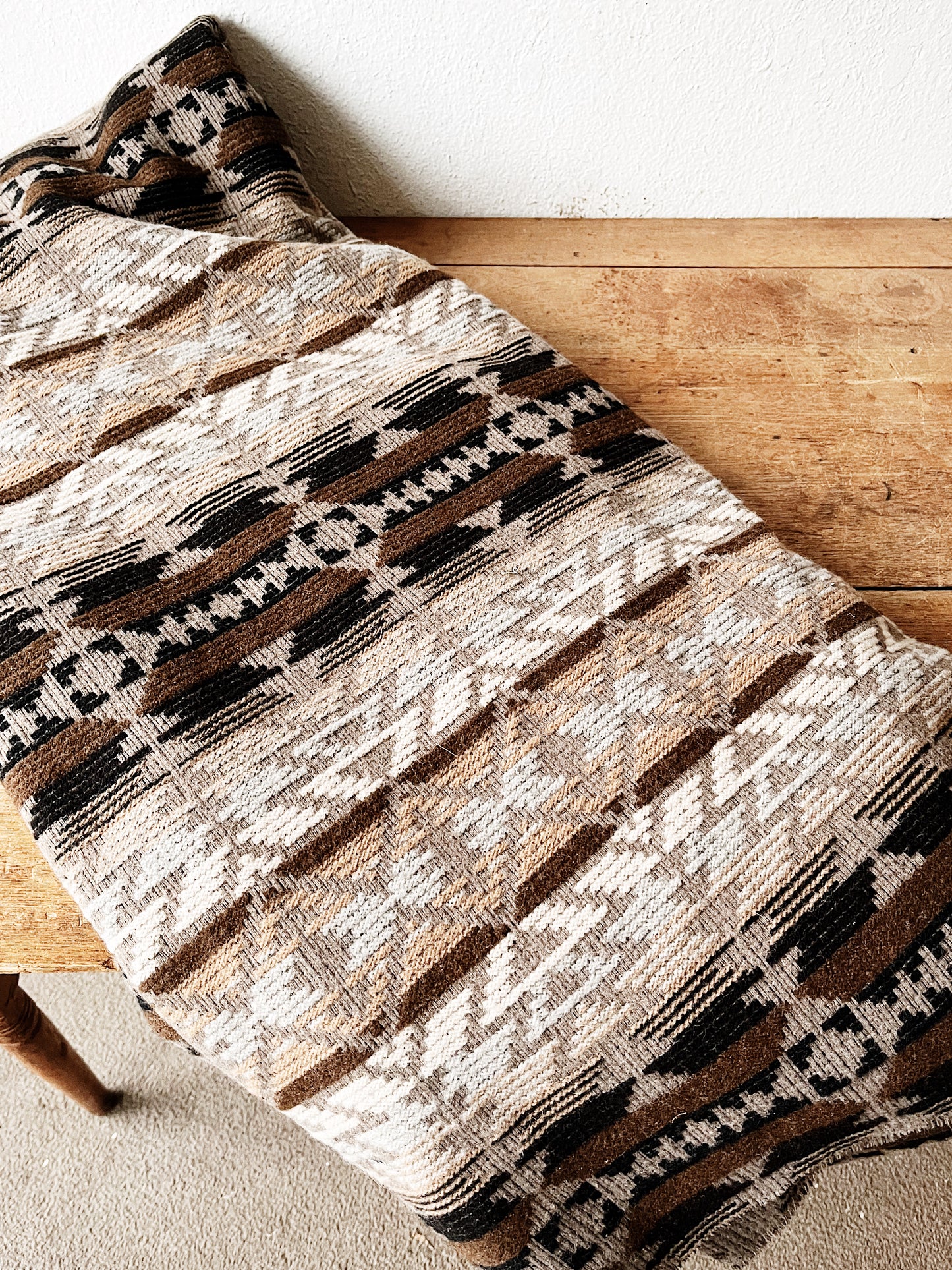 Vintage Blanket Weight Fabric Yardage