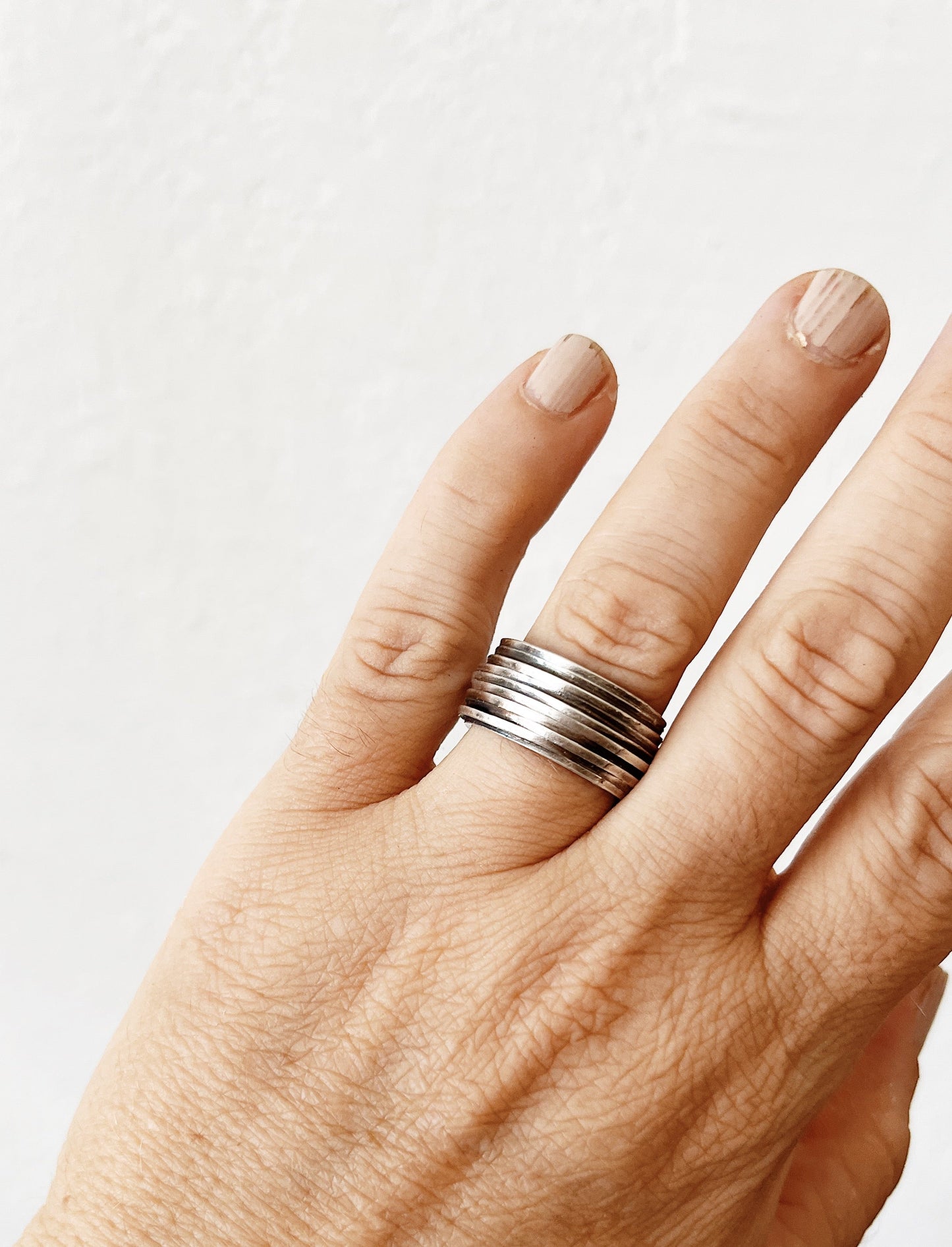 Mid Century Modernist Coil Ring