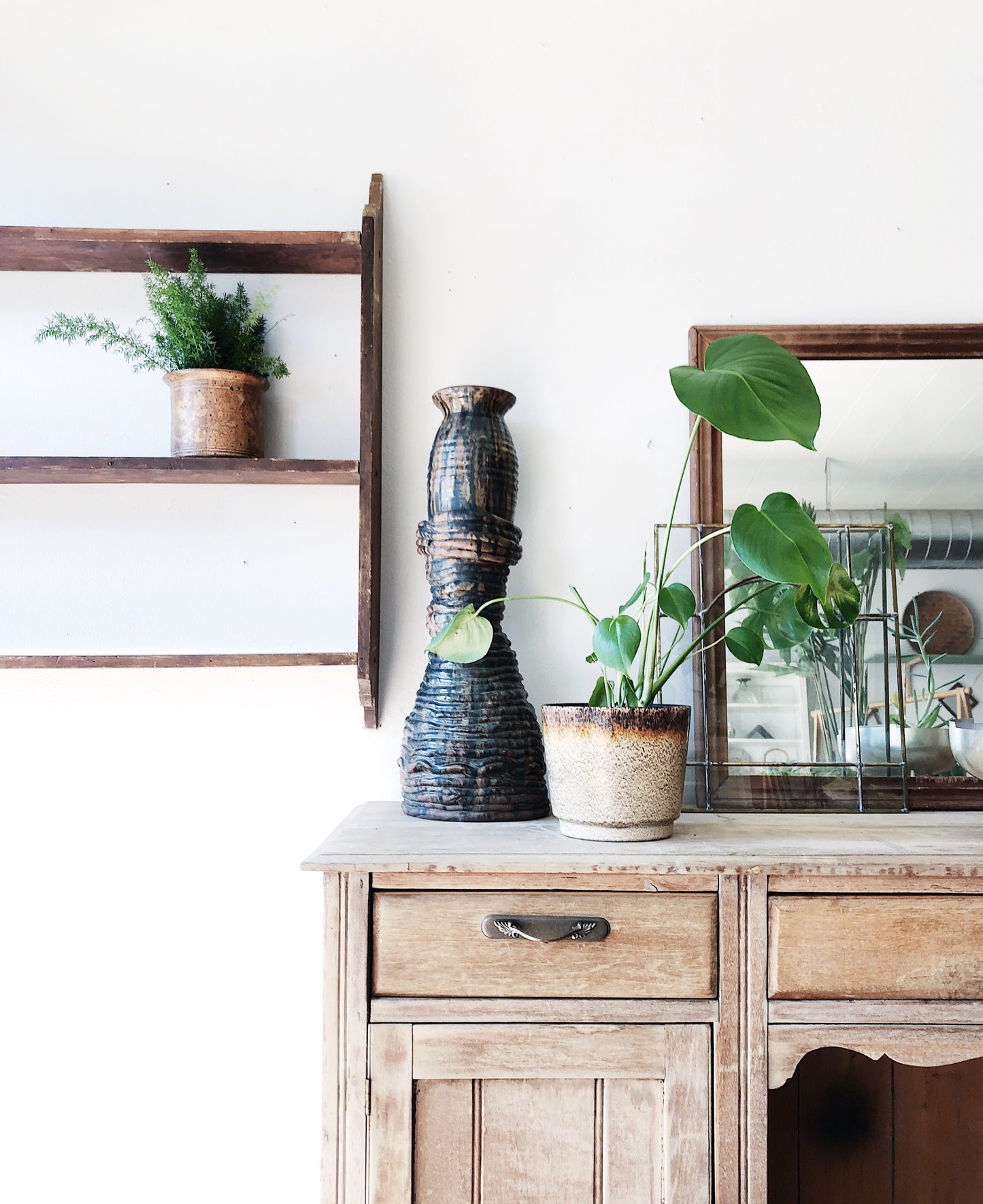 Monstera in Vintage Pot