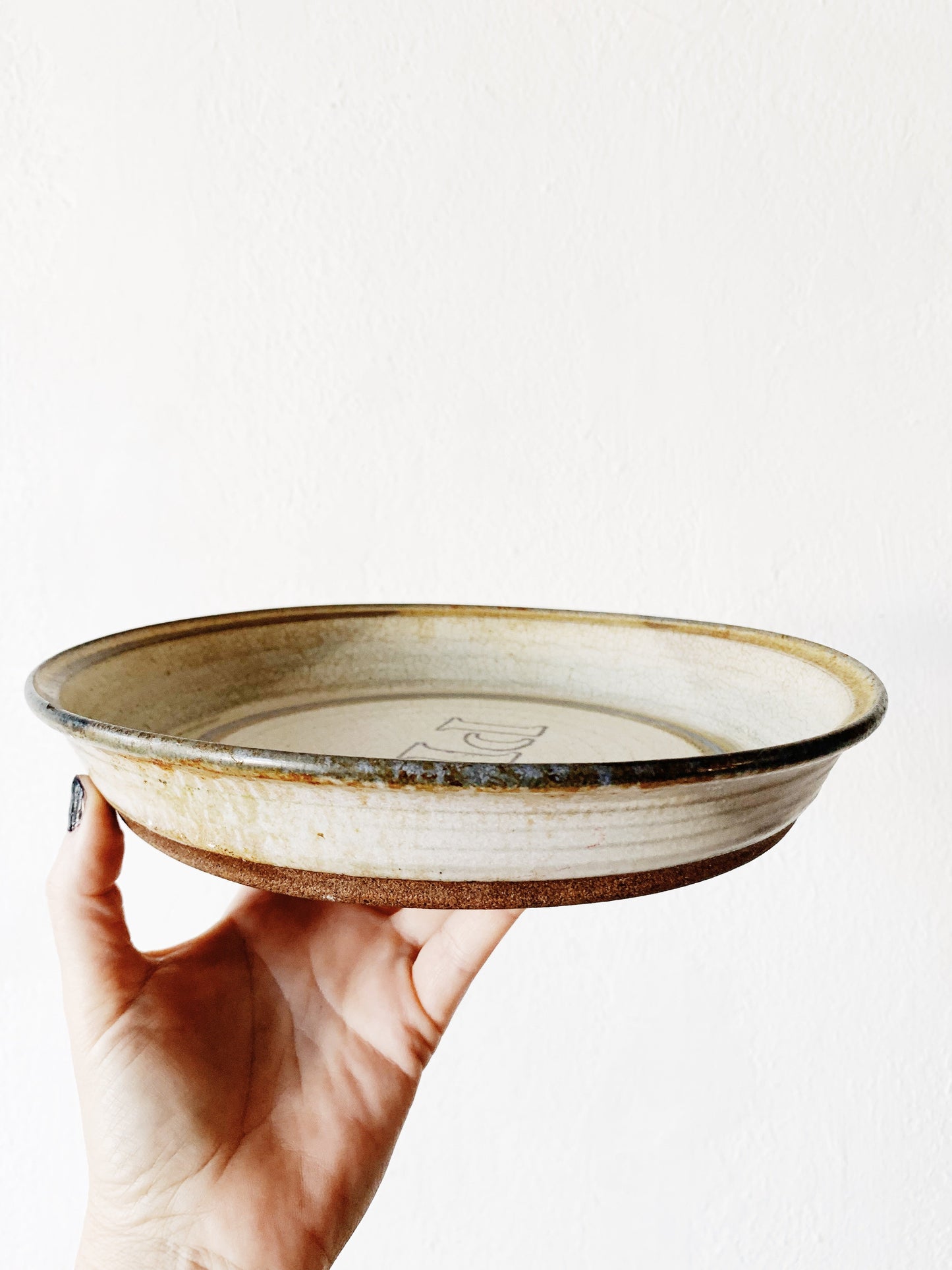 Vintage Stoneware Pie Dish