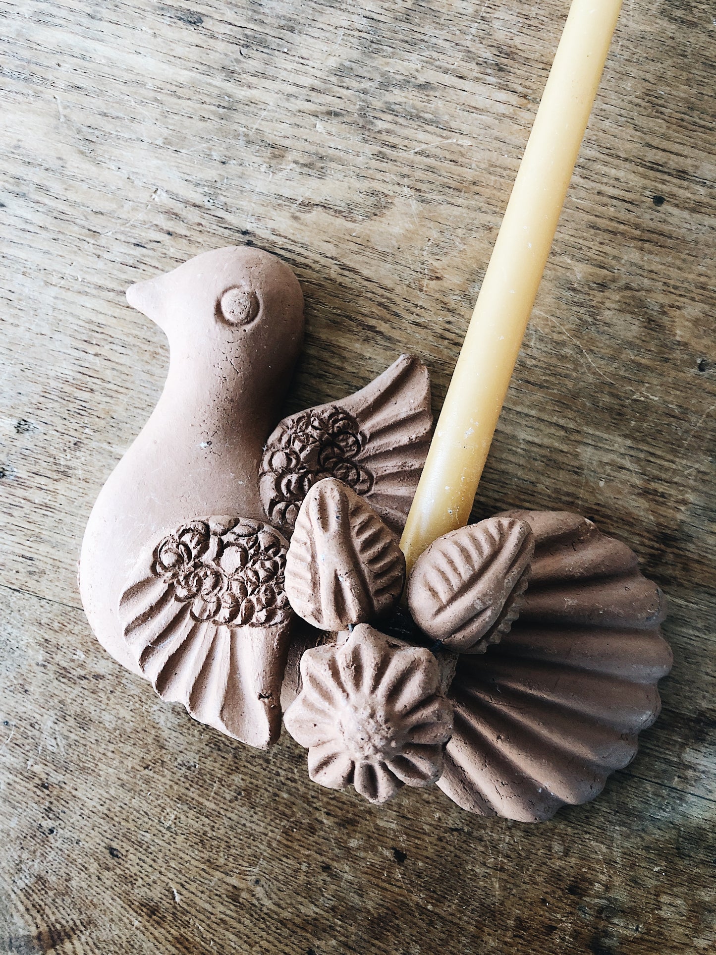 Petite Clay Wall Candleholder