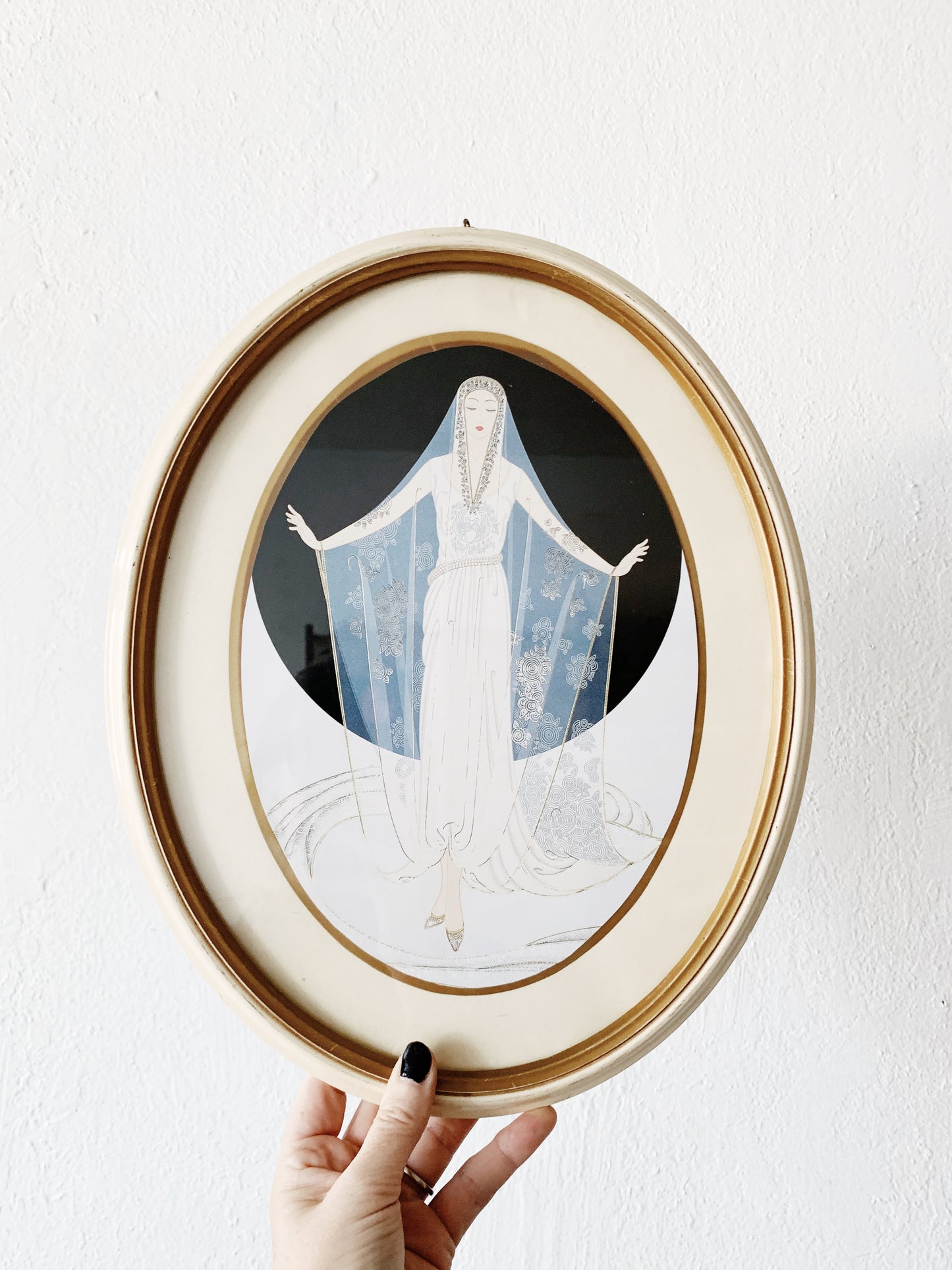 Vintage Framed Erte Print