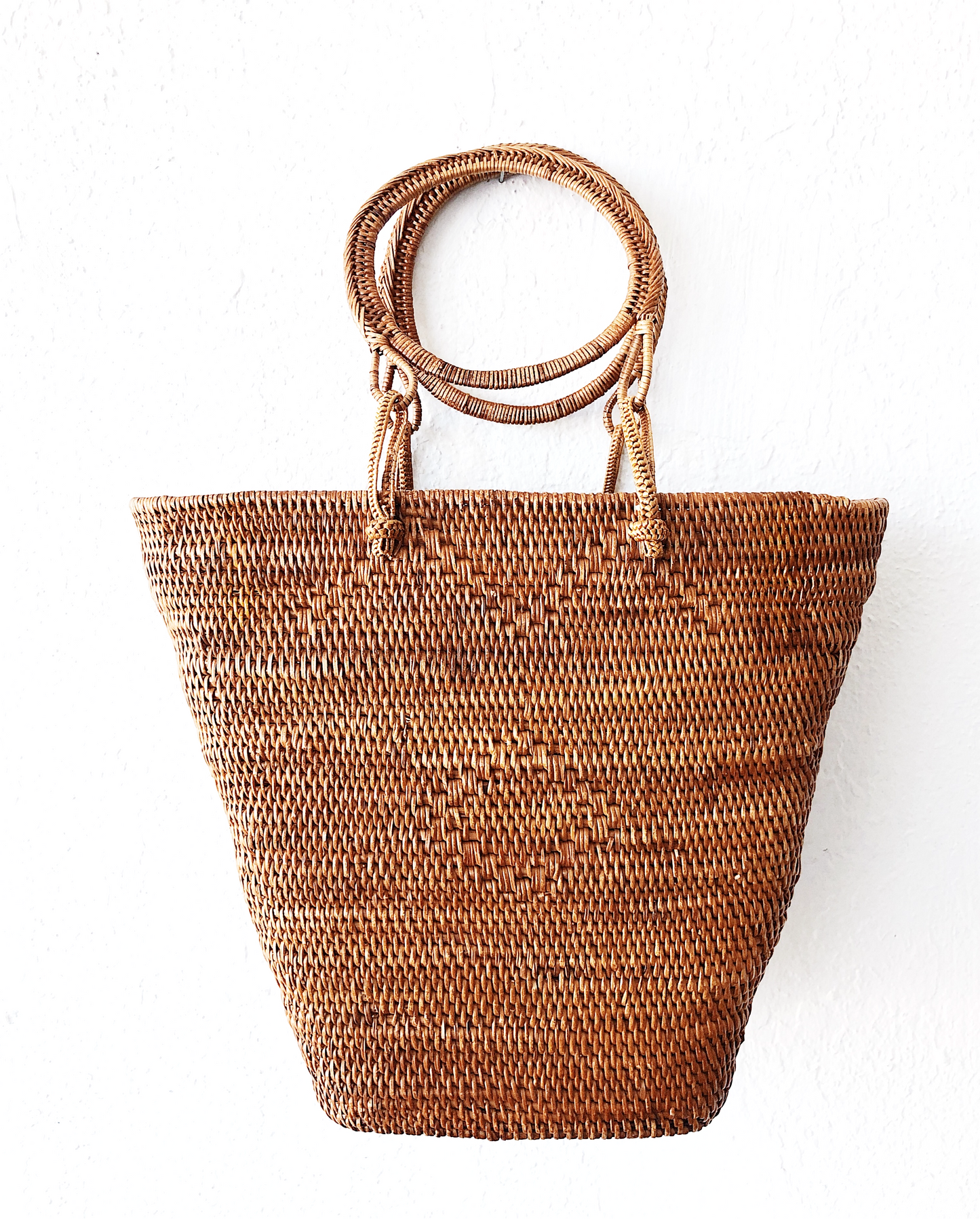 Vintage Straw Tote