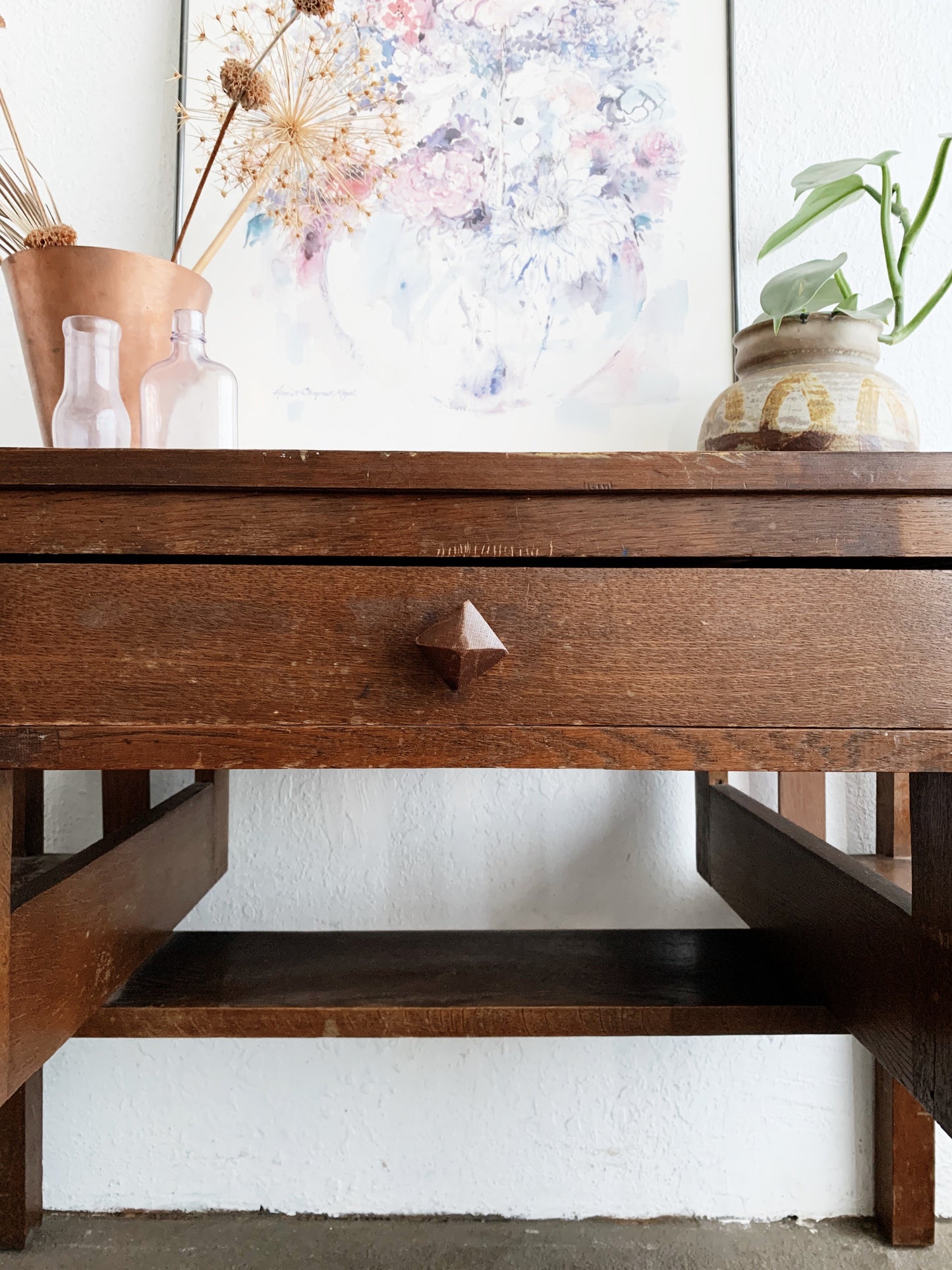 Antique Mission Style Desk