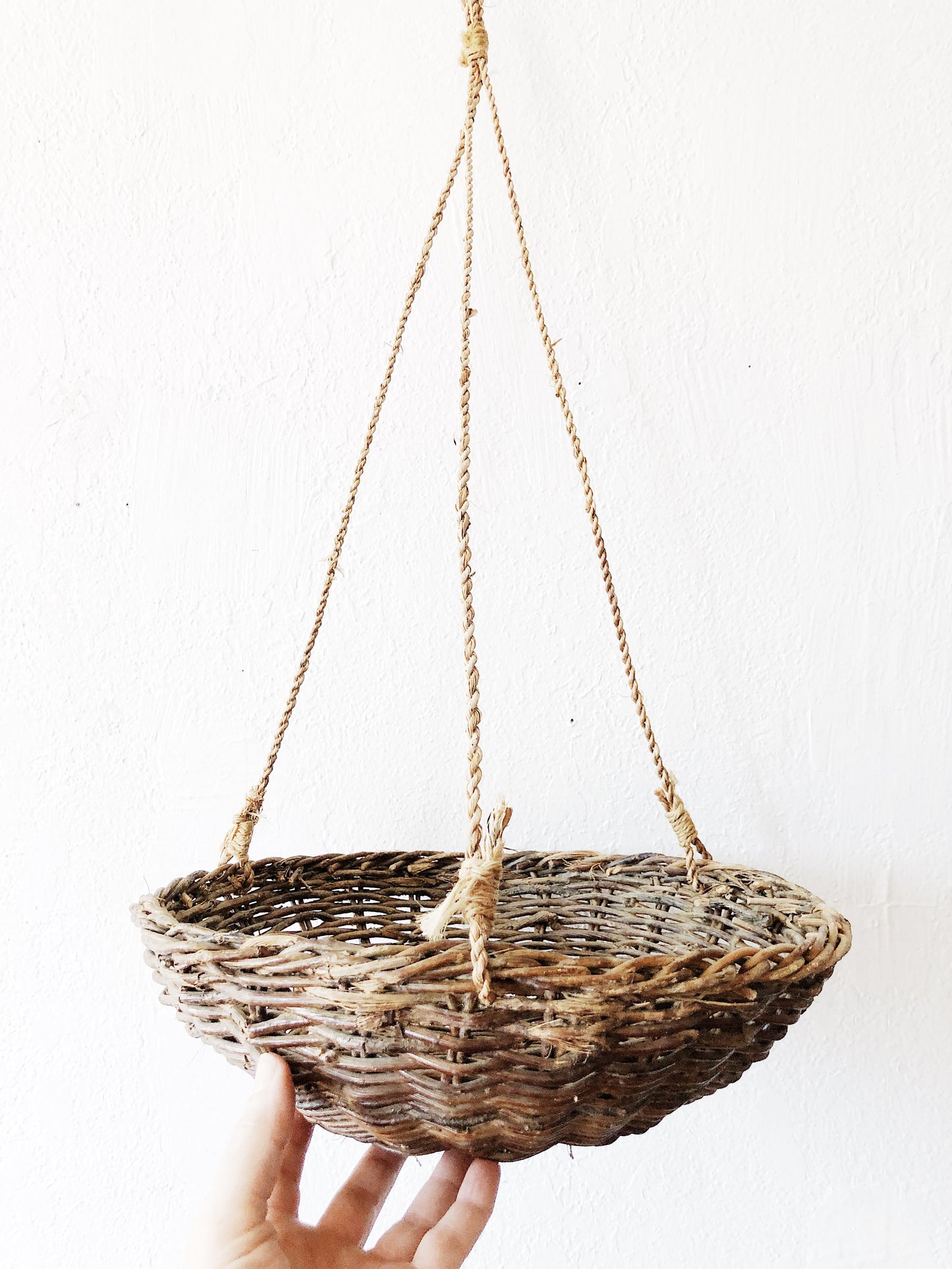 Hanging Grapevine Basket