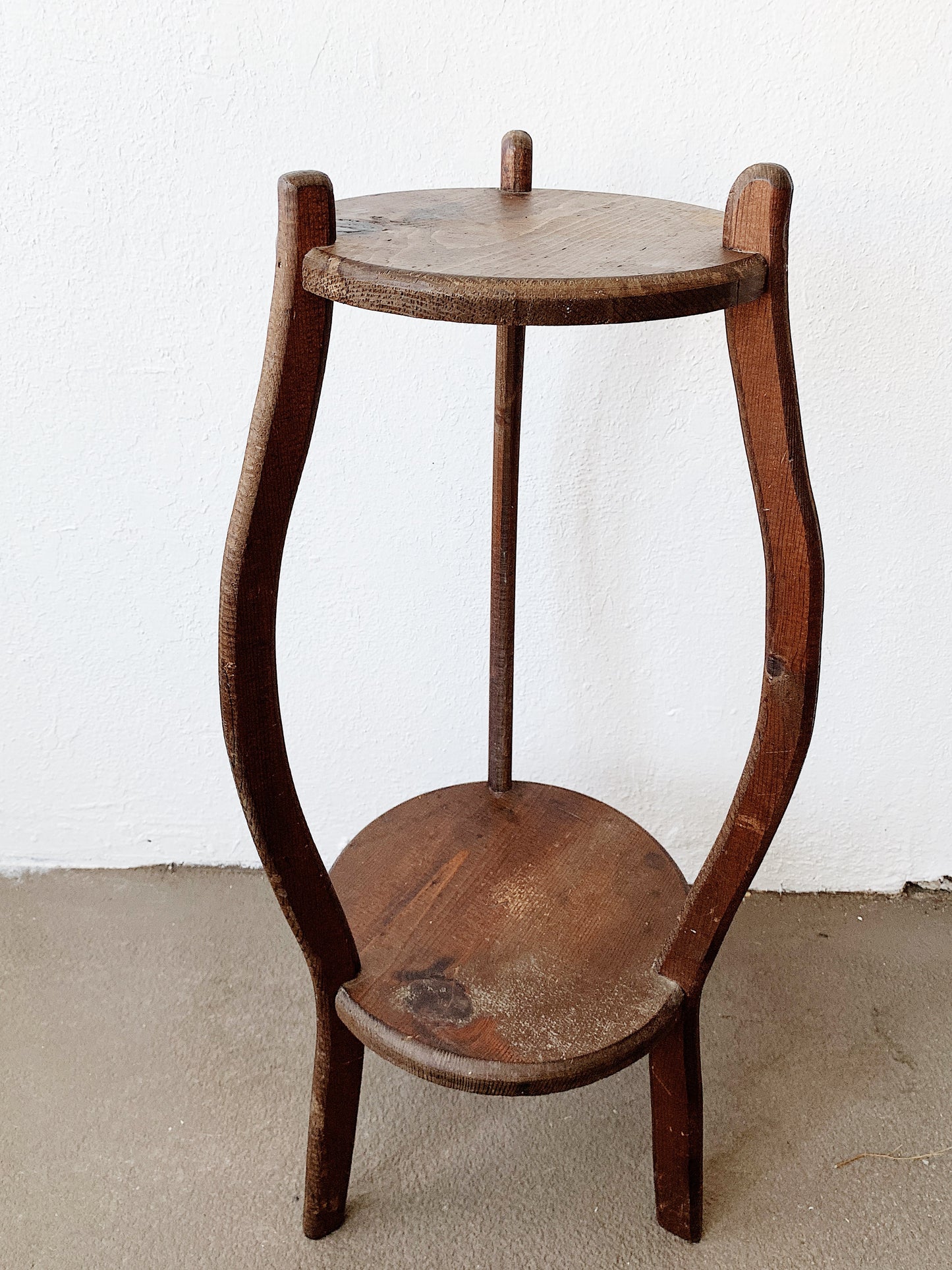 Vintage Wood Plant Stand