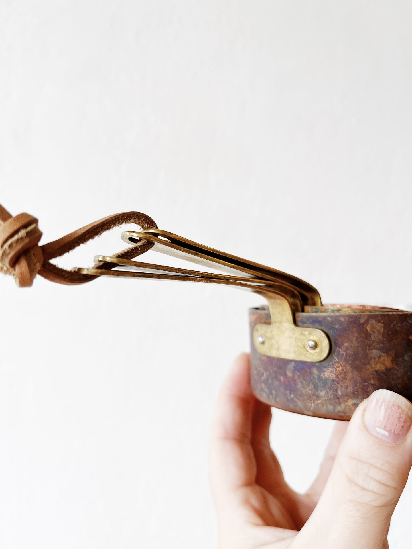 Vintage Copper Measuring Cups