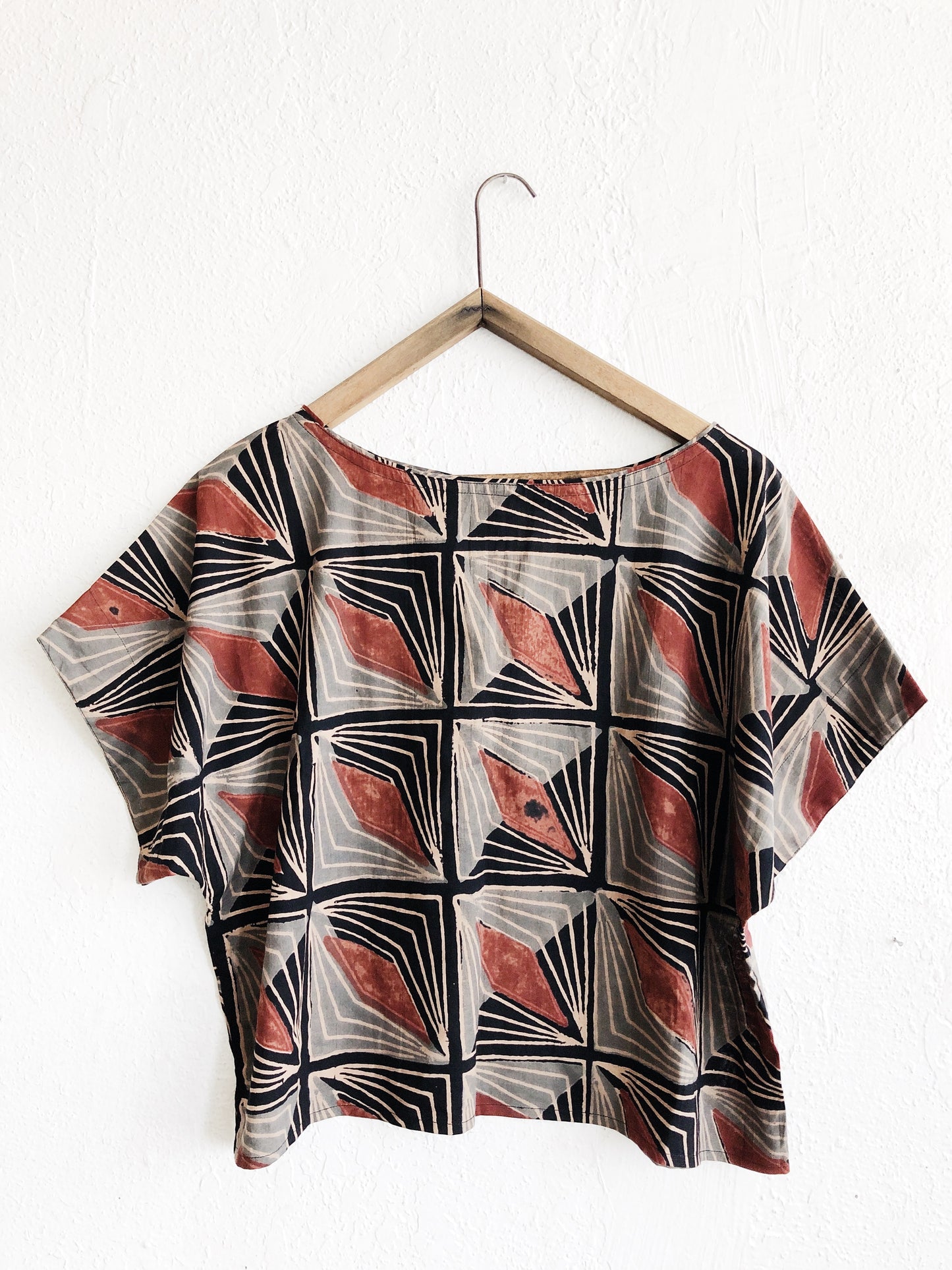 Block Printed Top