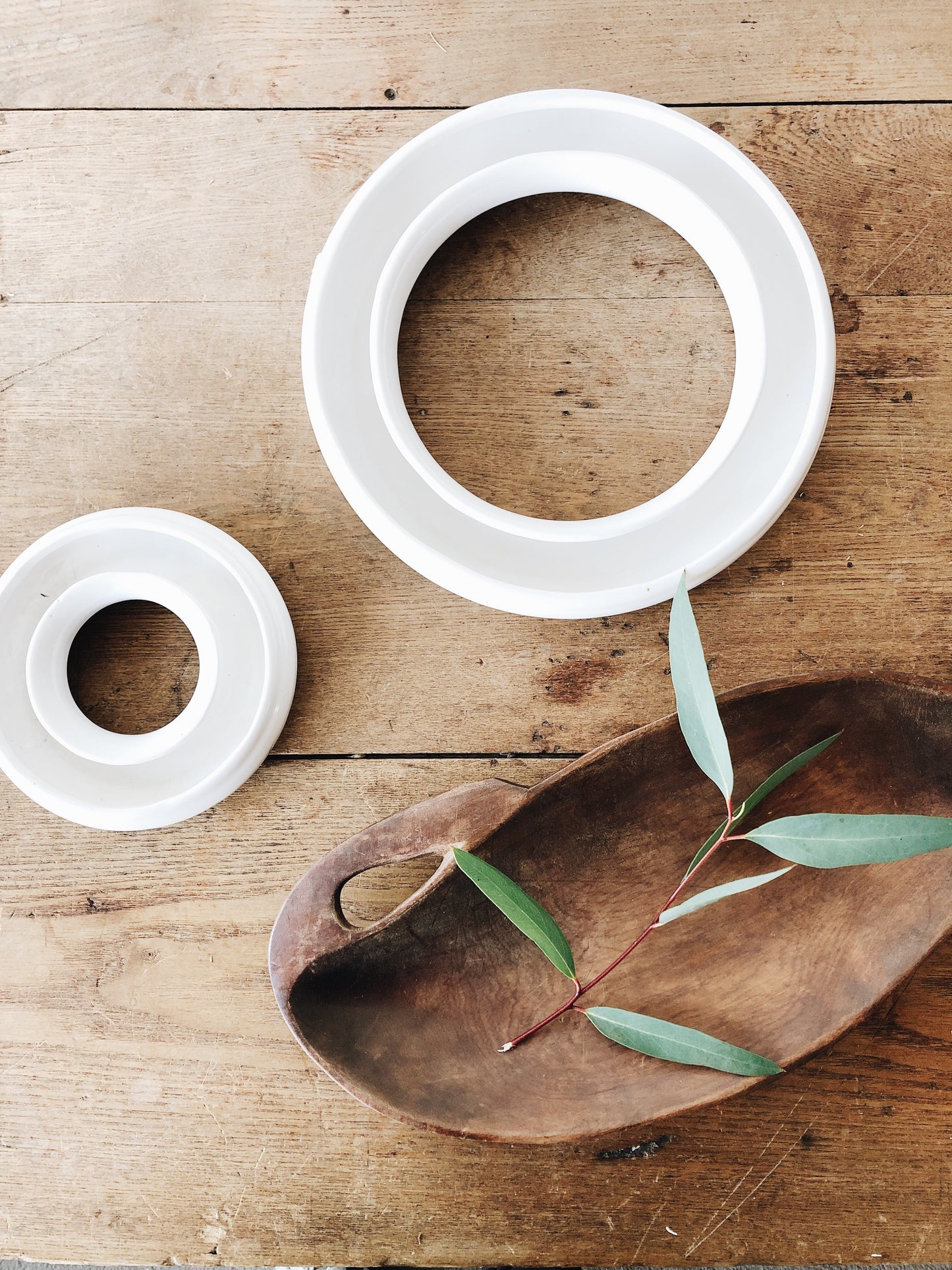 Vintage Circular Ceramic Planter