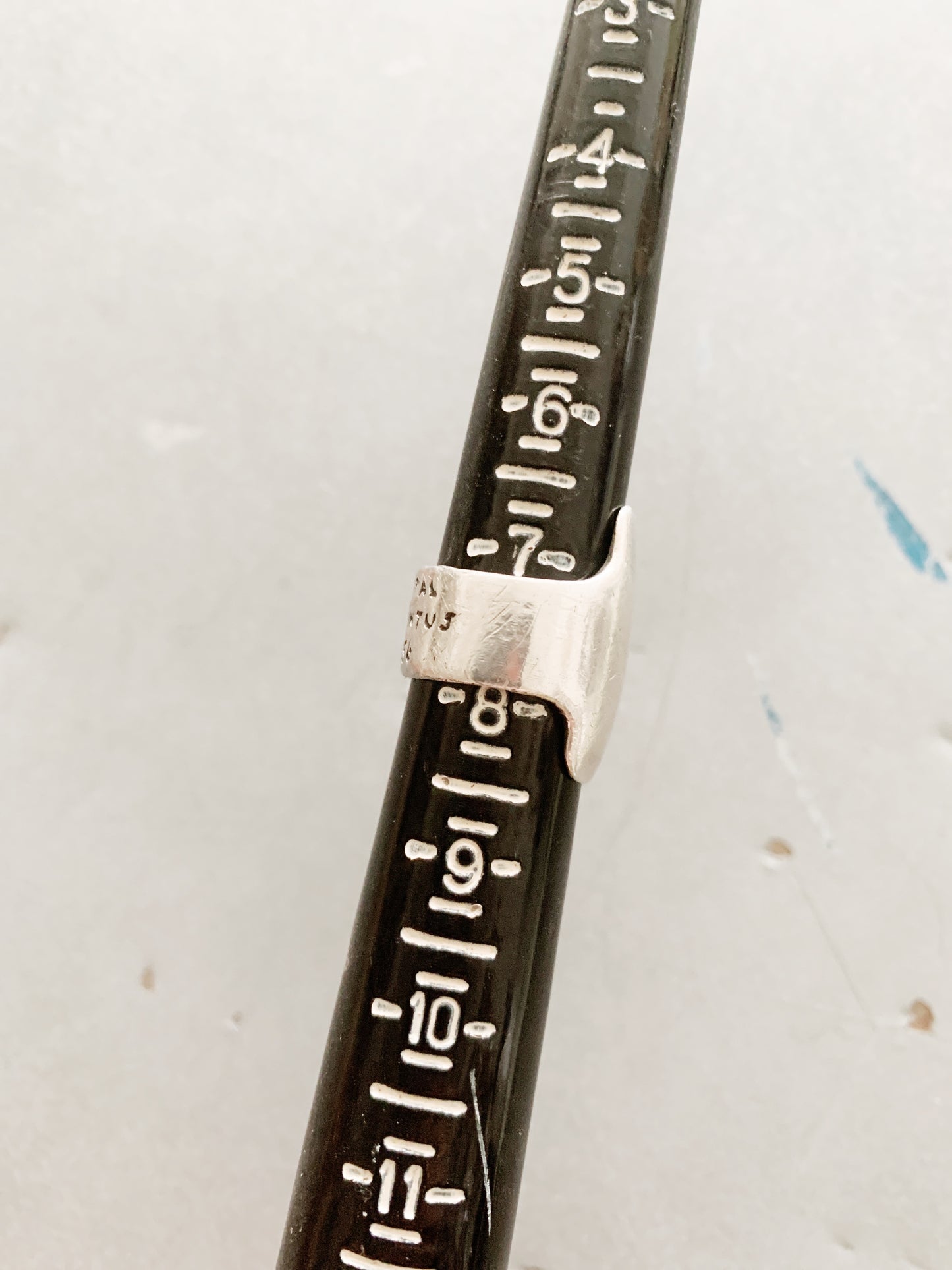 Vintage Silver Shield Ring