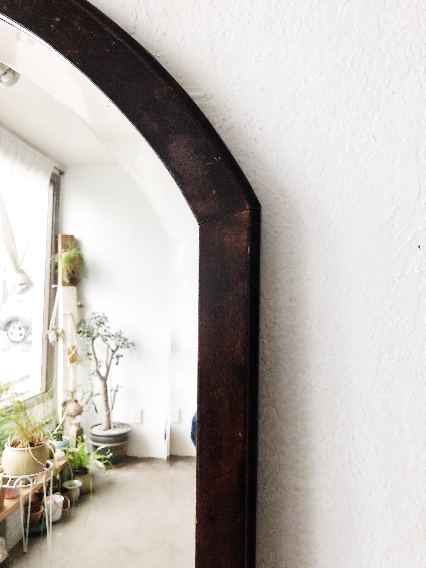 Antique Arched Mirror