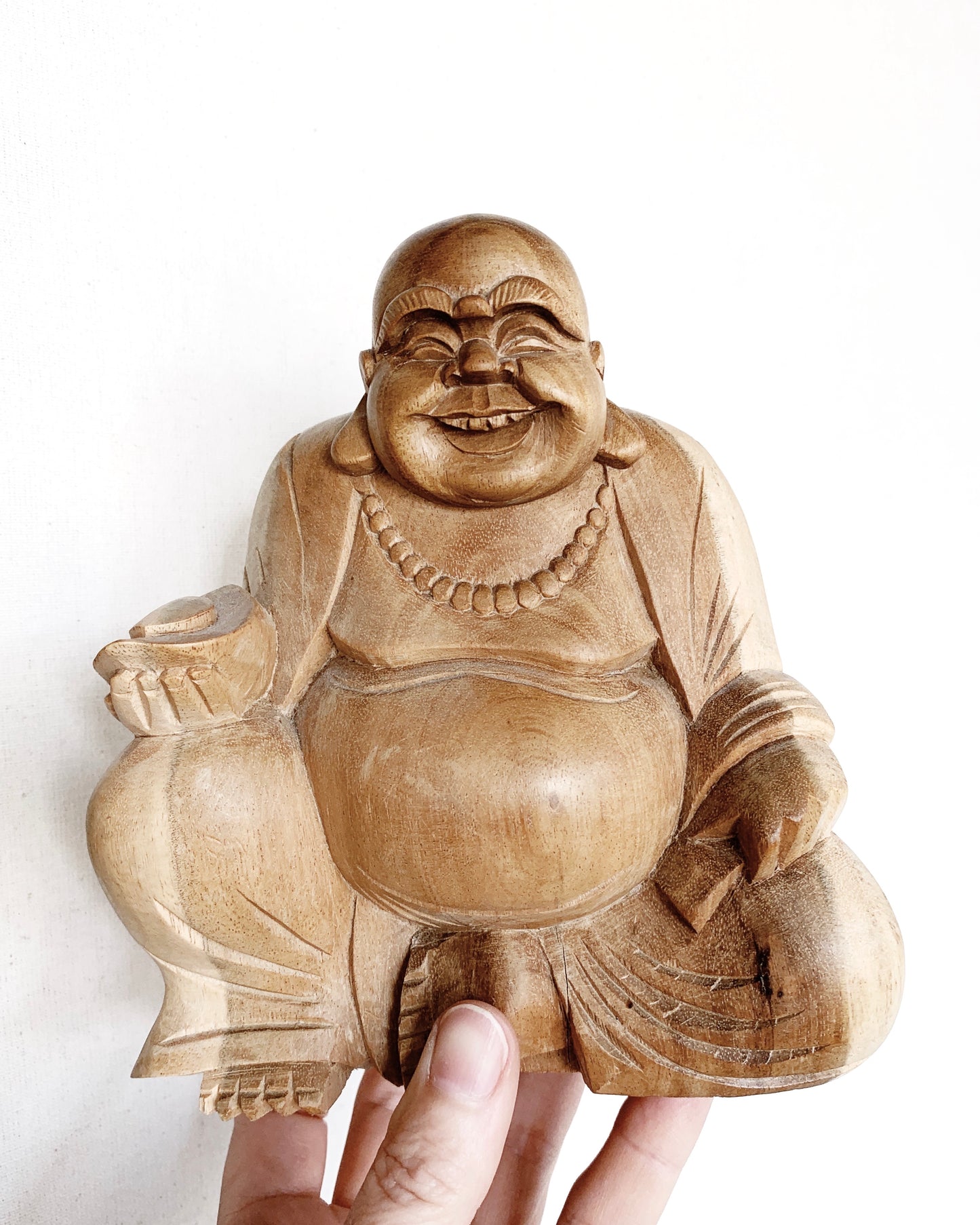 Carved Wood Buddha