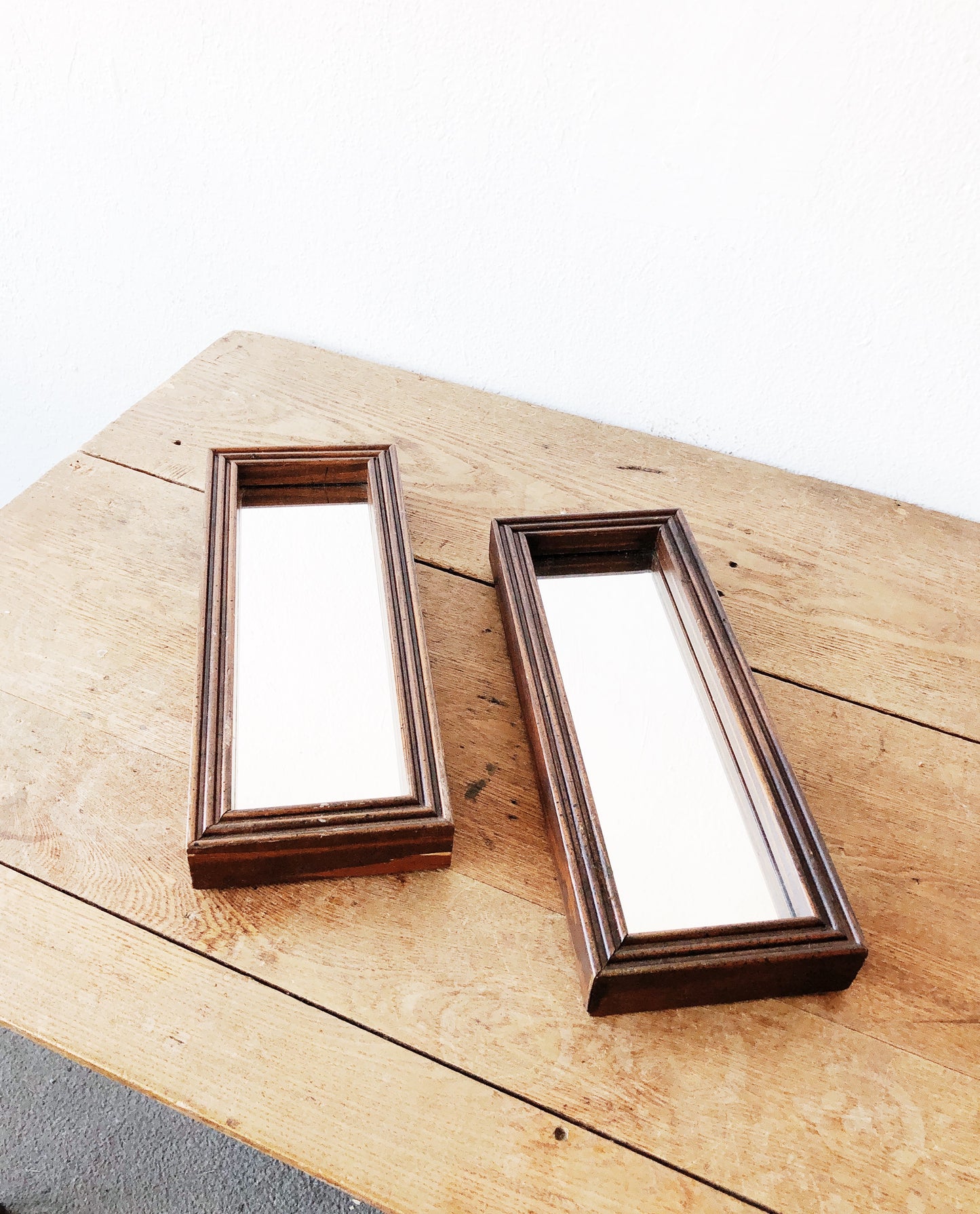 RESERVED Clara Petite Oblong Wood Mirror