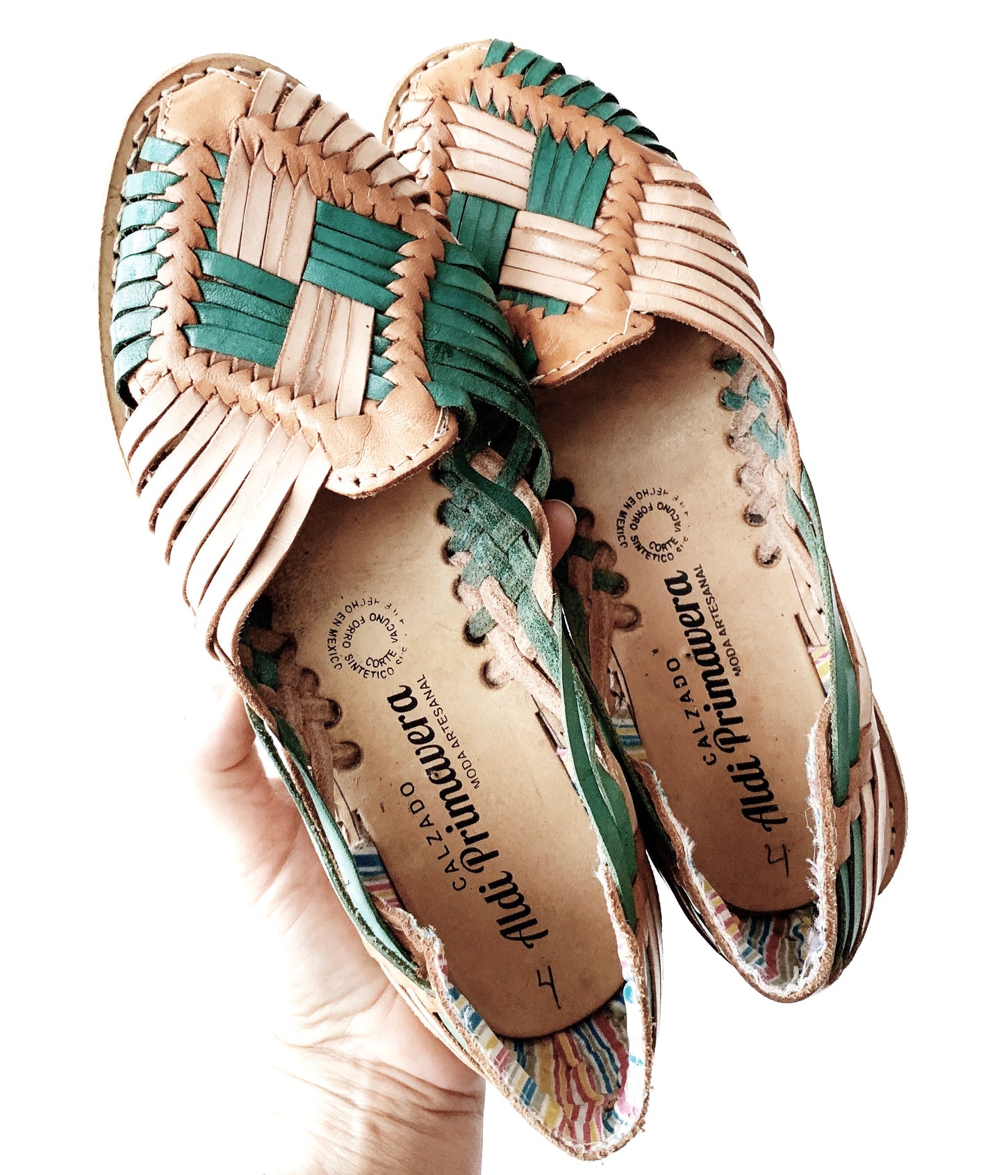 Leather Huarache Sandals
