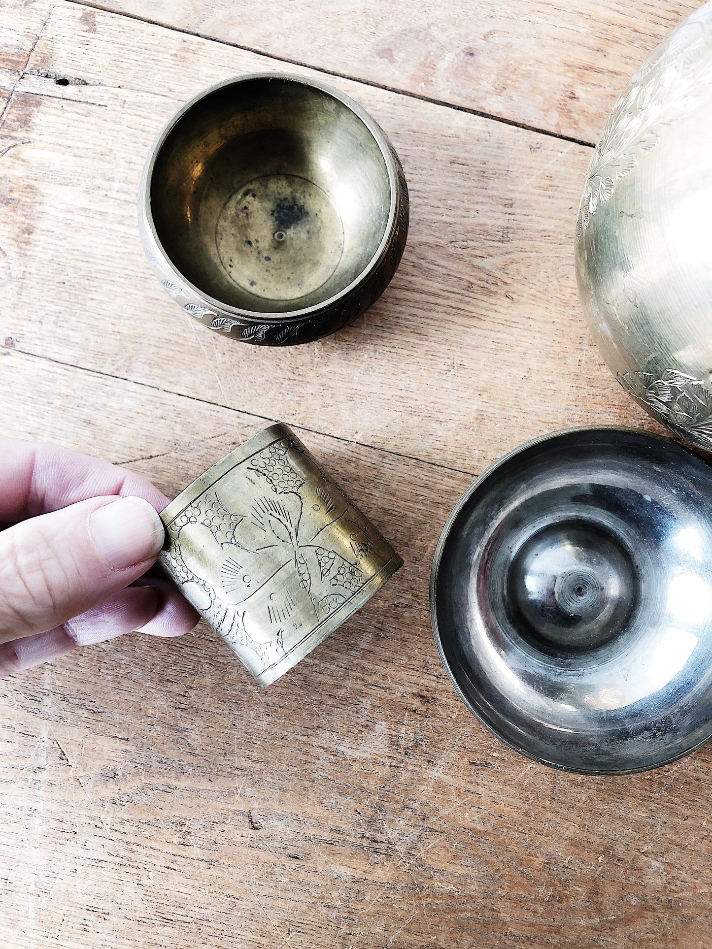 Vintage Etched Brass Collection