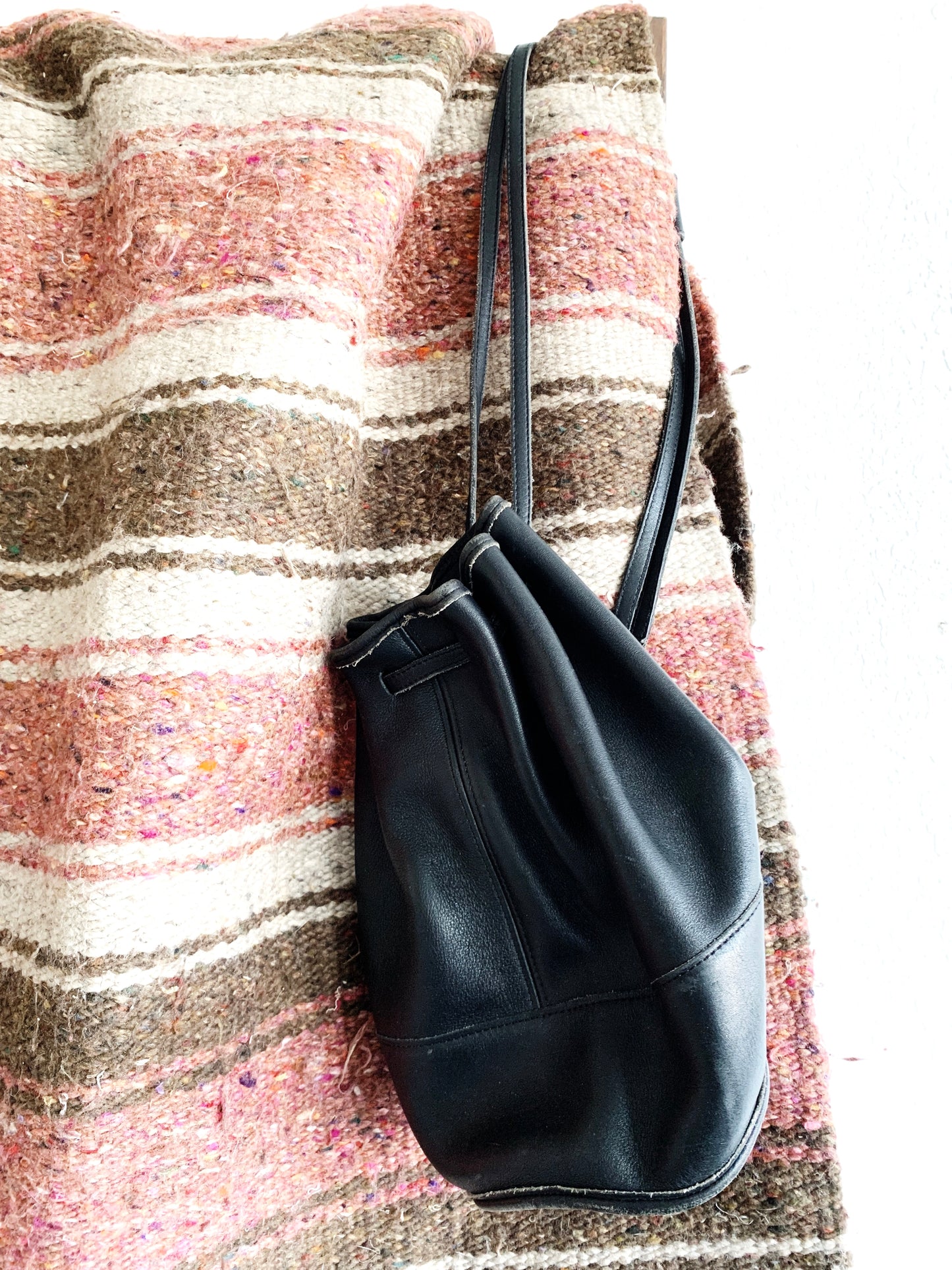 Vintage Coach or Esprit Leather Bag