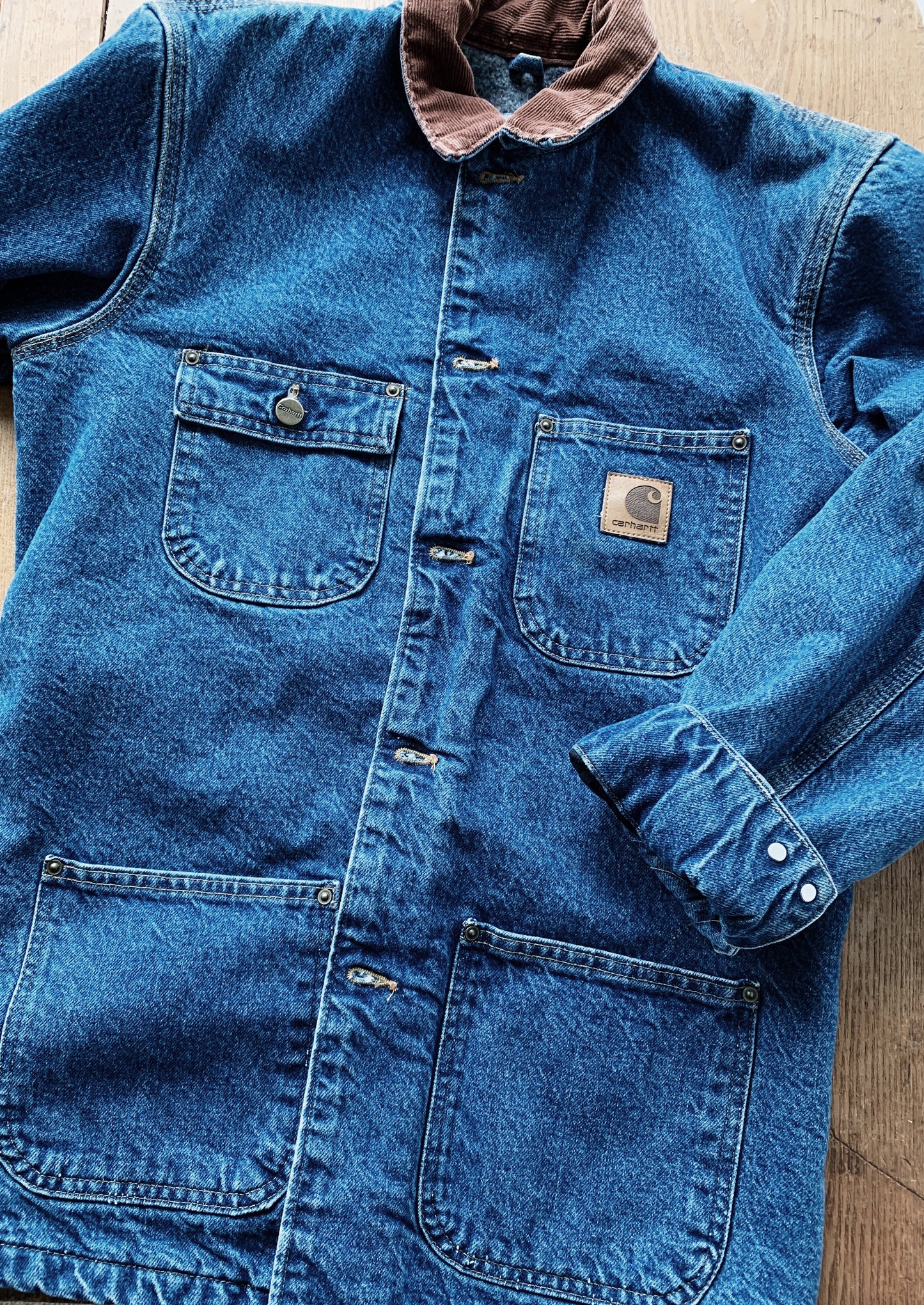 Carhartt Blanket Lined Denim Field Coat