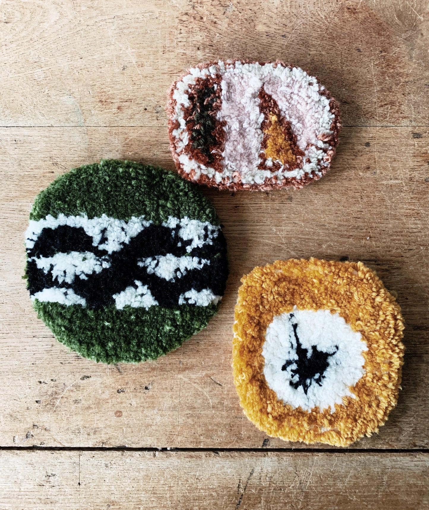 Handmade Original Mini Fiber Art