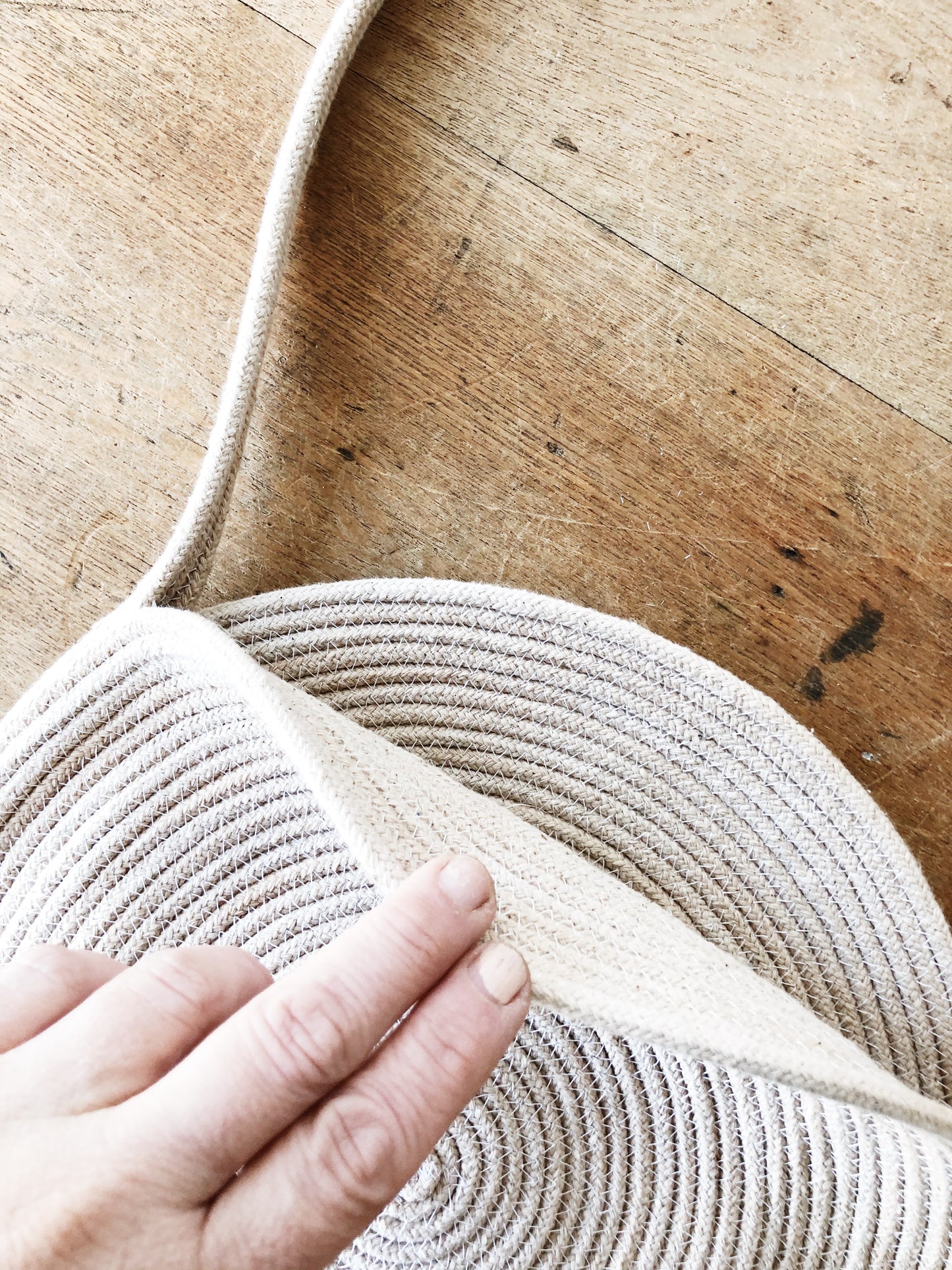 Circular Cotton Rag Tote