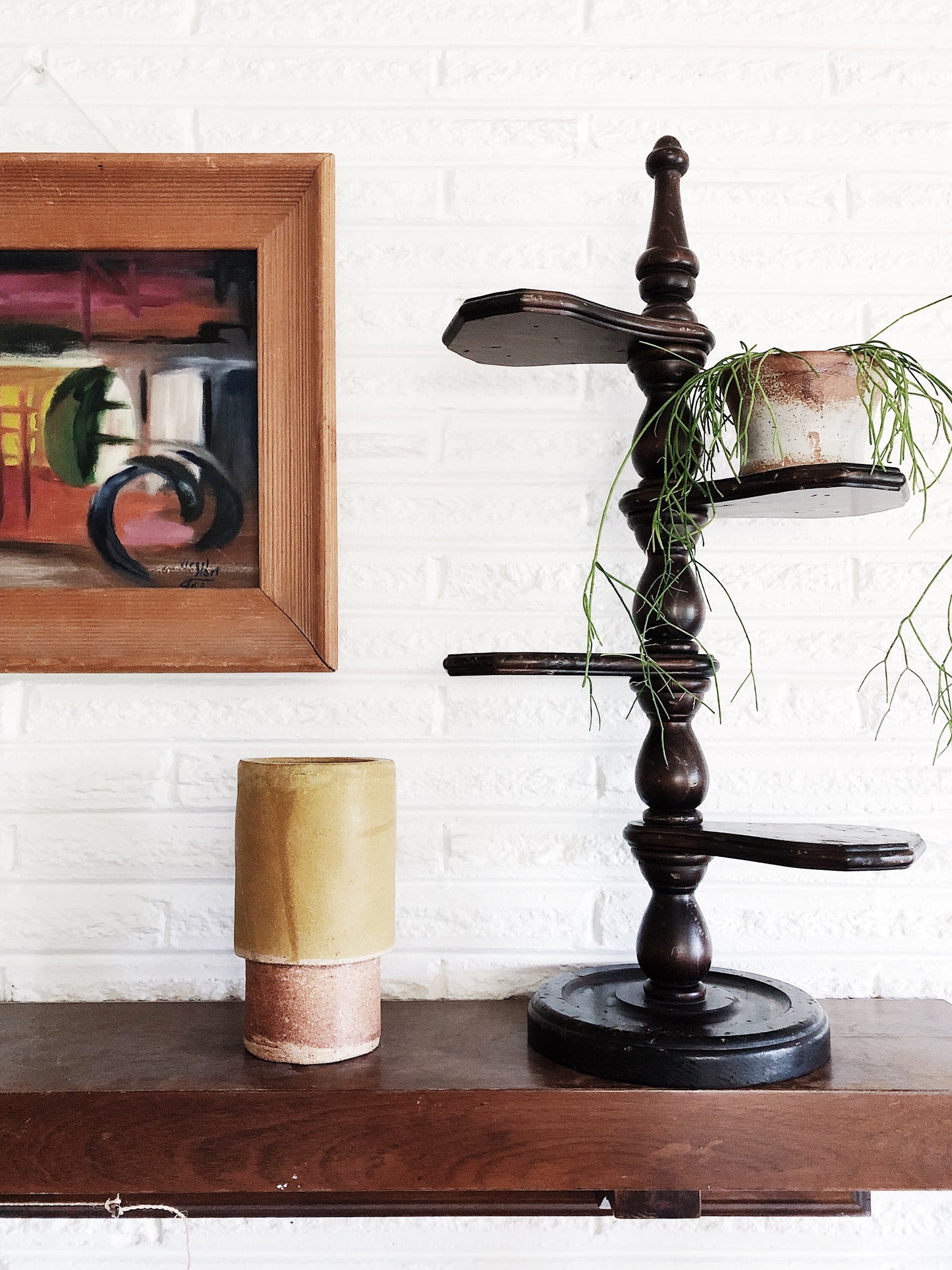 Vintage Table Top Plant Stand