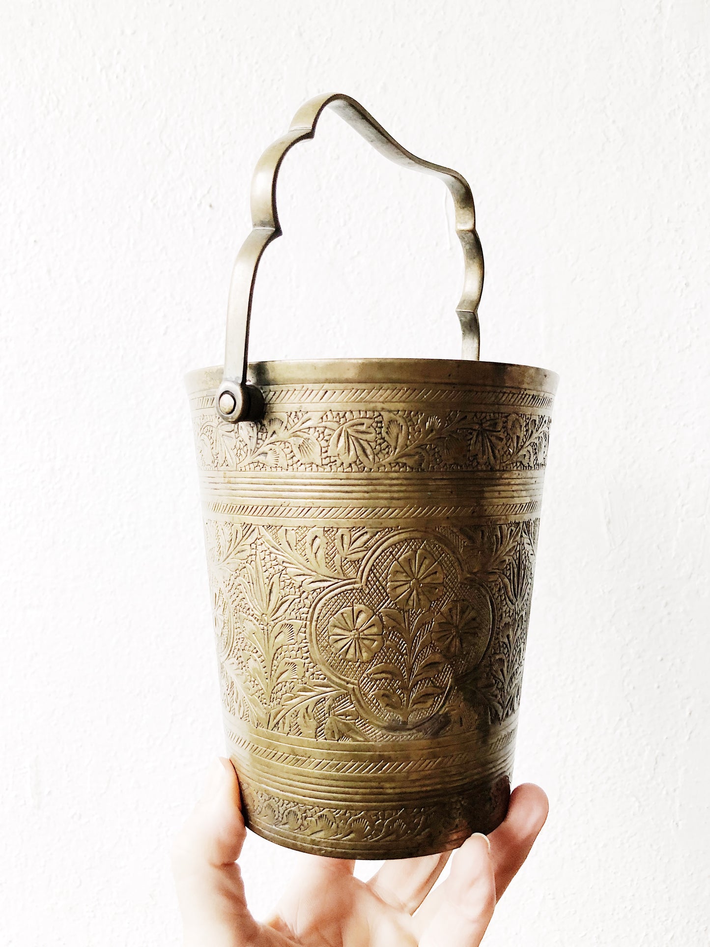 Vintage Brass Bucket