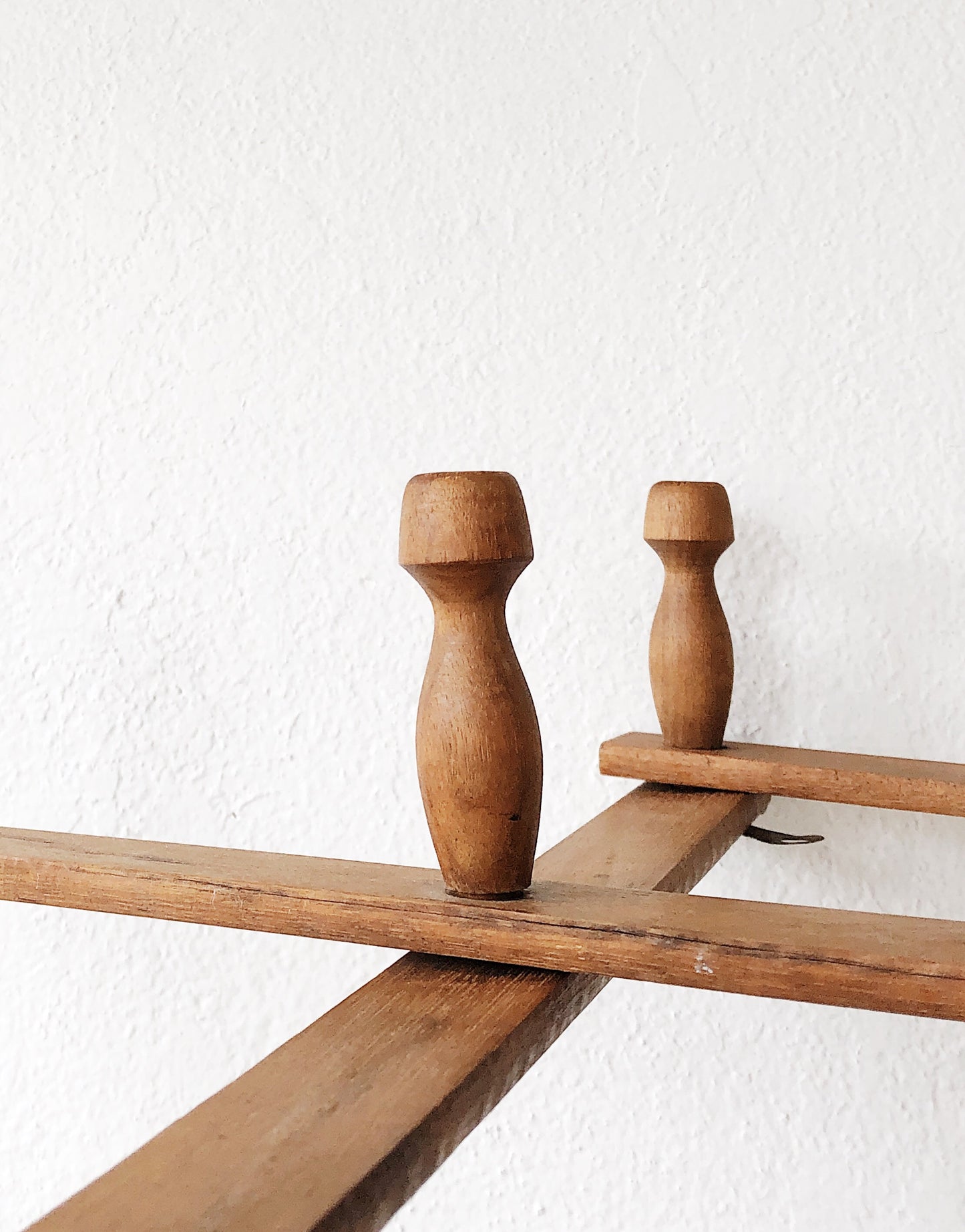 Chunky Wood Accordion Rack