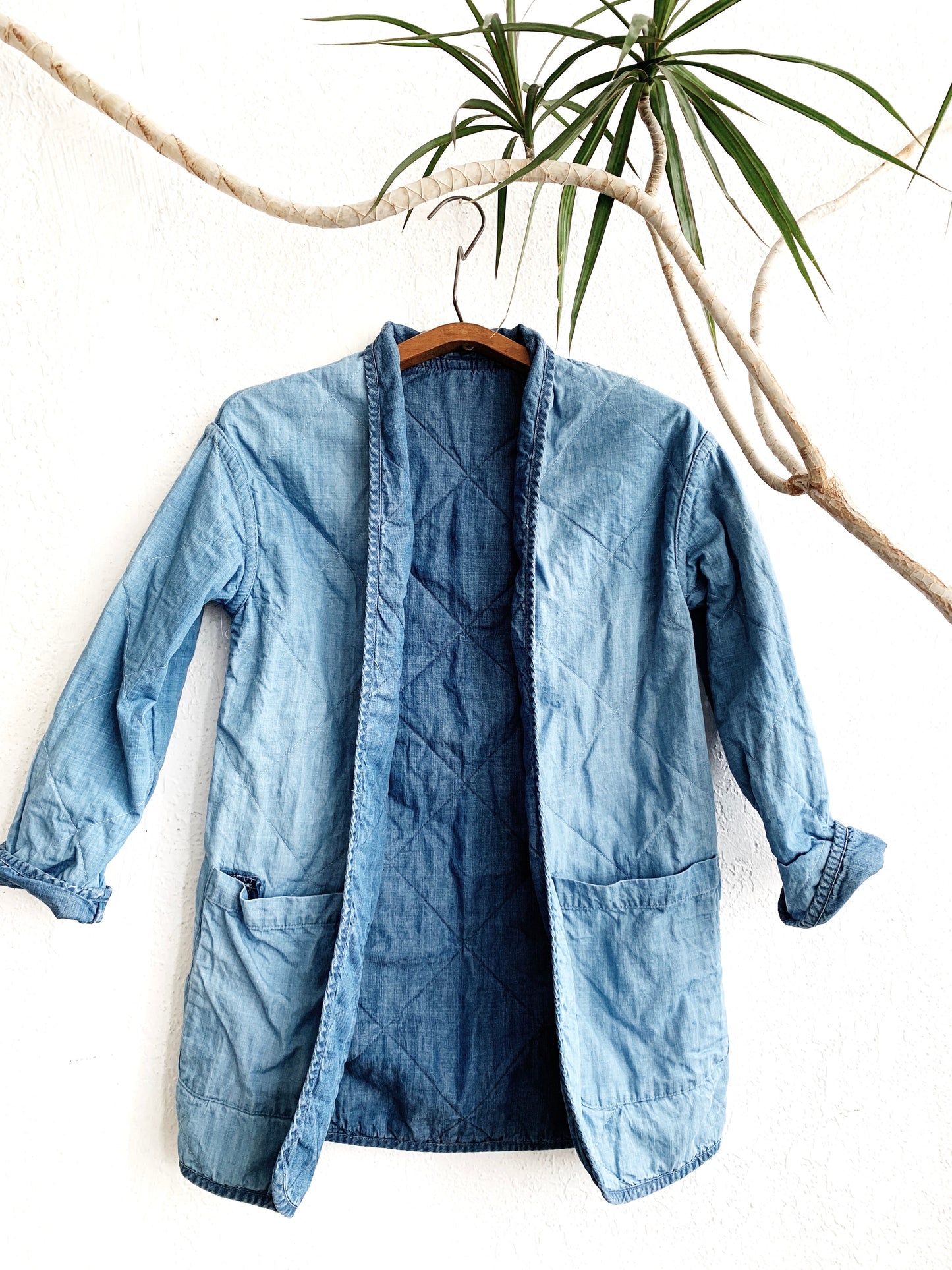 Marine Layer Reversible Quilted Chambray Jacket