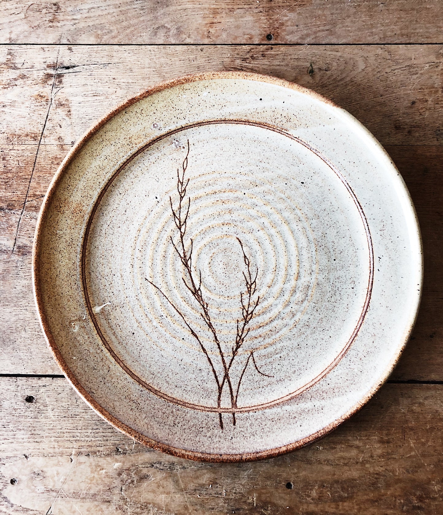 Large Vintage Ceramic Platter