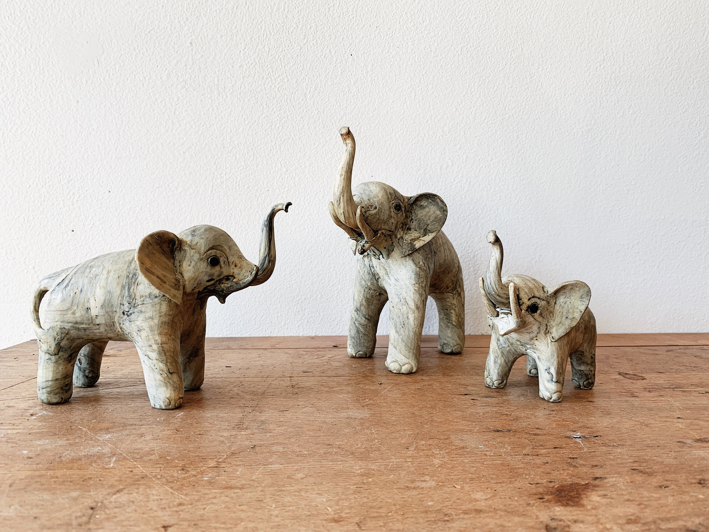 Vintage Elephant Family