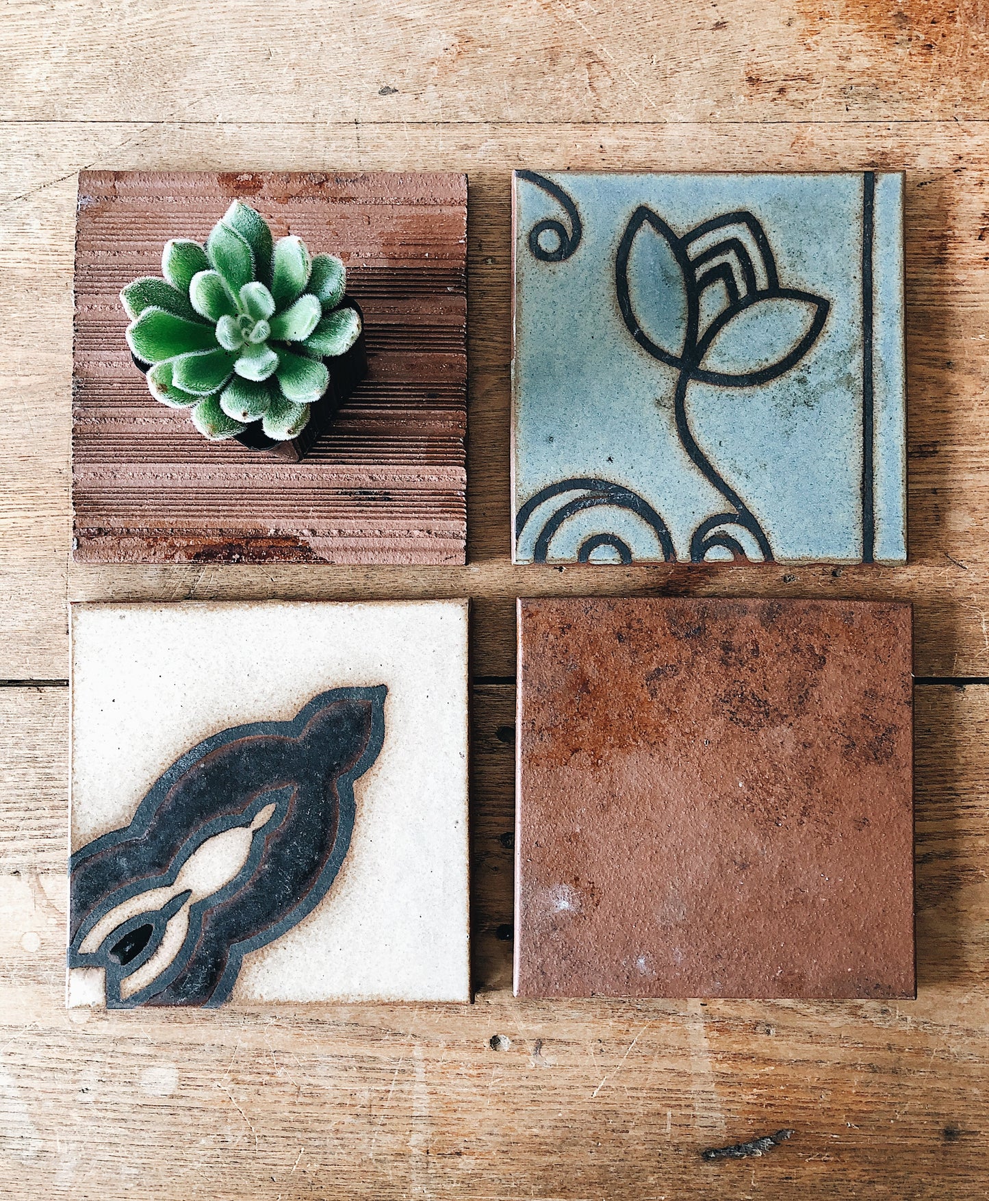 Heavy Clay Stylized Tiles