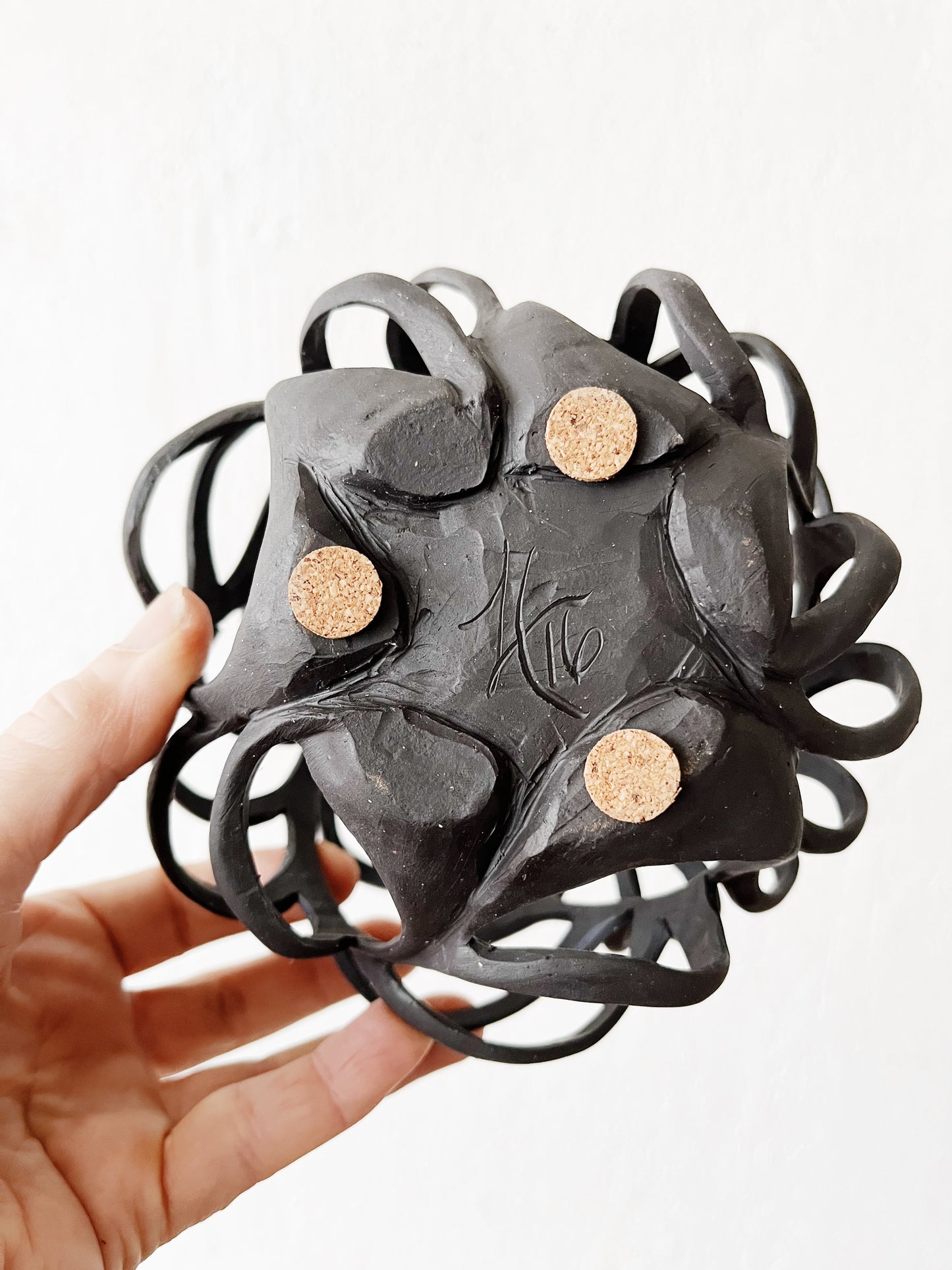 Hand Built Ceramic Luminary